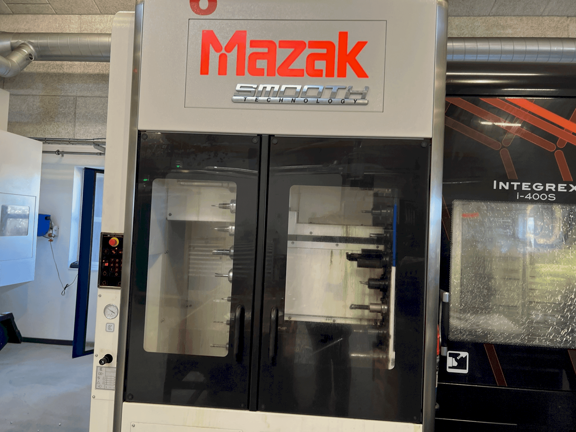 Front view of Mazak Integrex i-400S machine