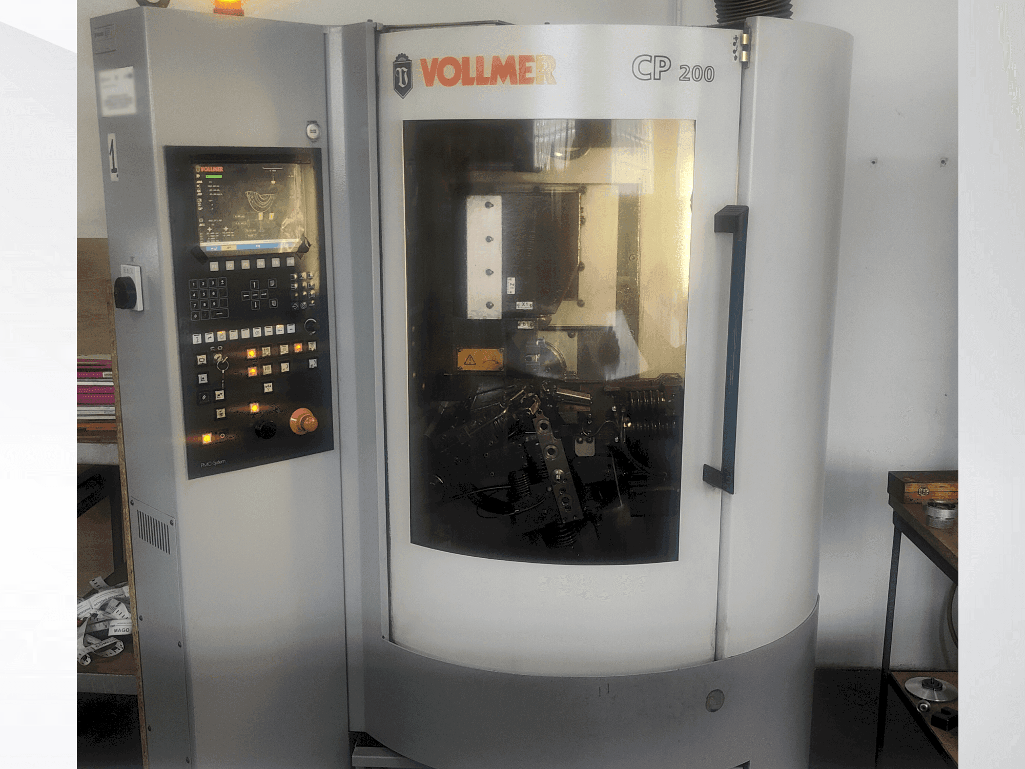 Front view of VOLLMER CP 200 machine