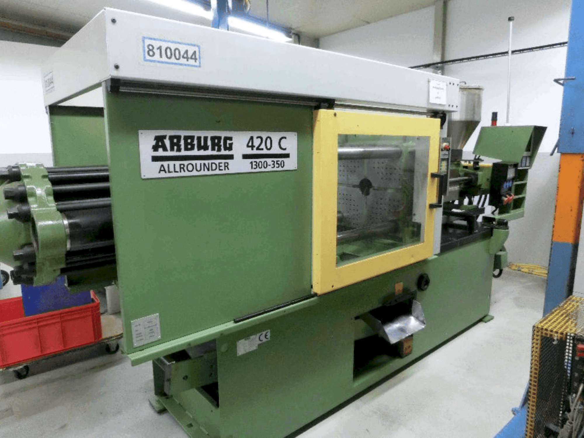 Front view of Arburg Allrounder 420C 1300-350 machine