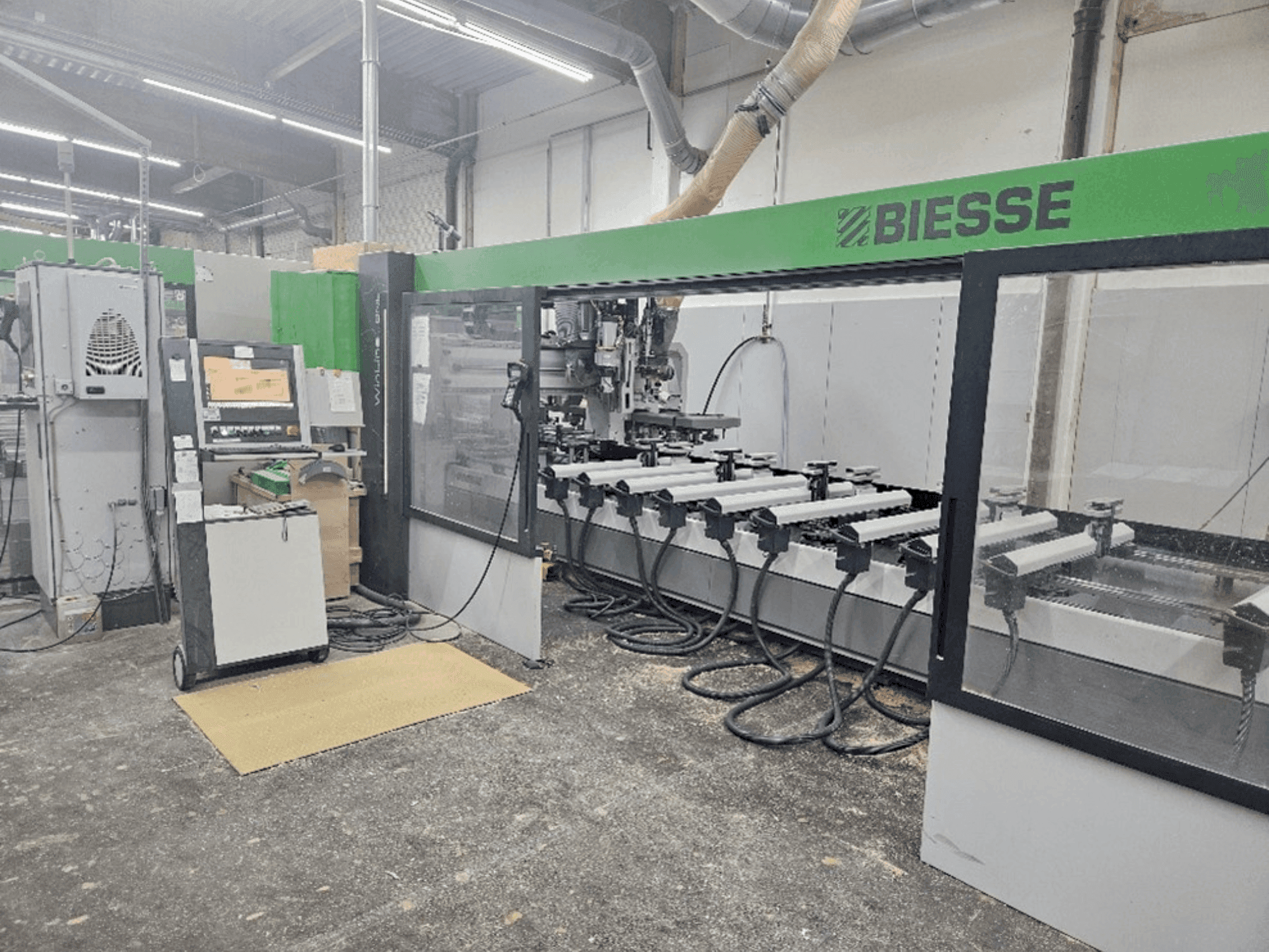 Front view of BIESSE WINDOW PRODUCTION LINE WEINIG / BIESSE machine