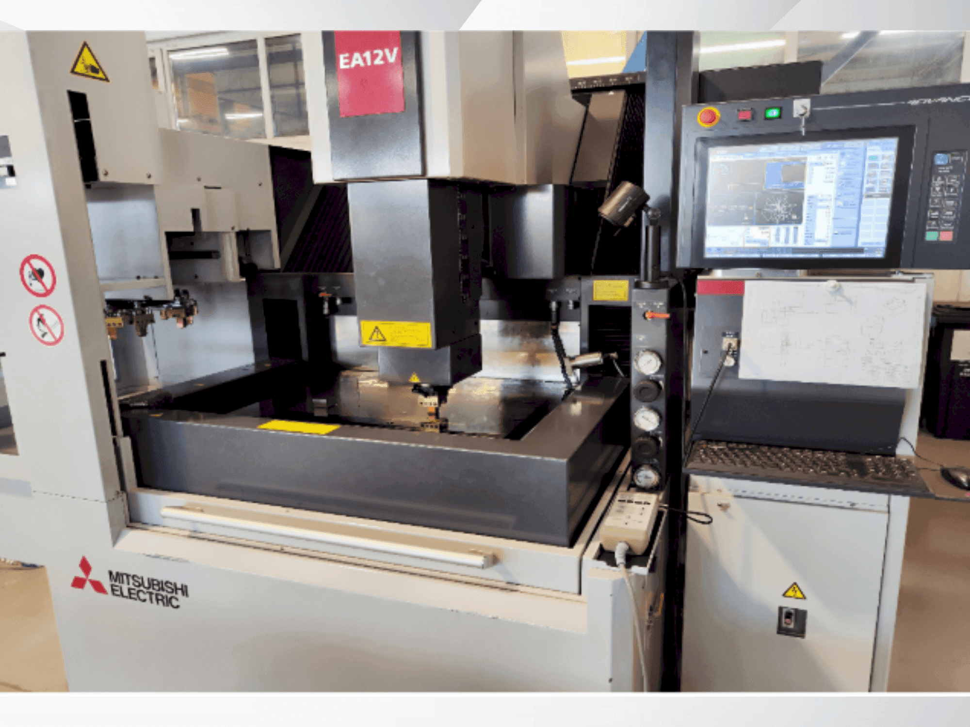 Front view of Mitsubishi EA12VM ADVANCE machine