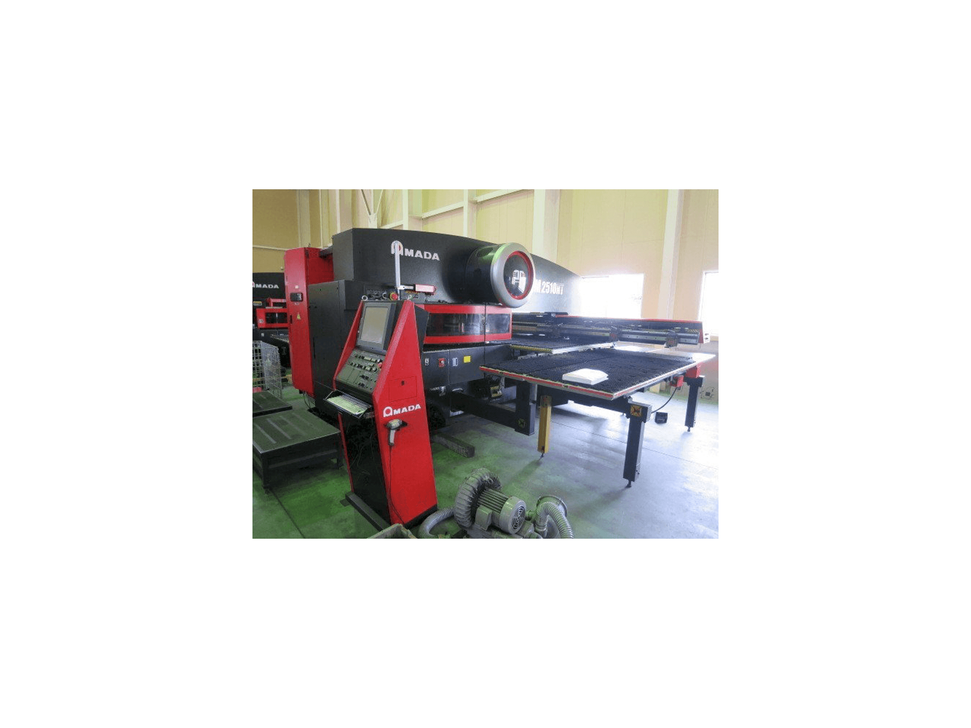 Front view of AMADA EM 2510NT machine