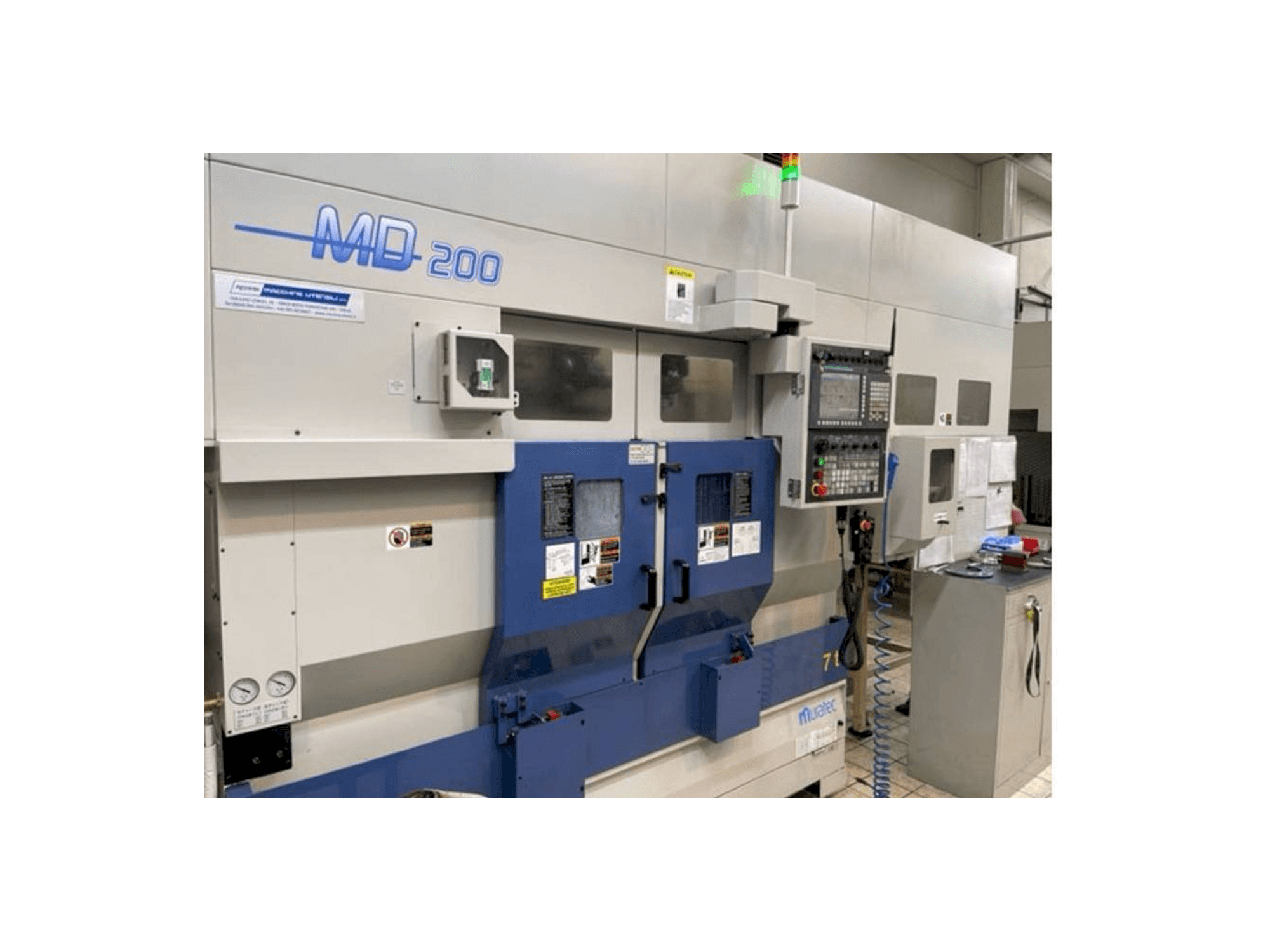 Front view of Muratec MD 200 machine