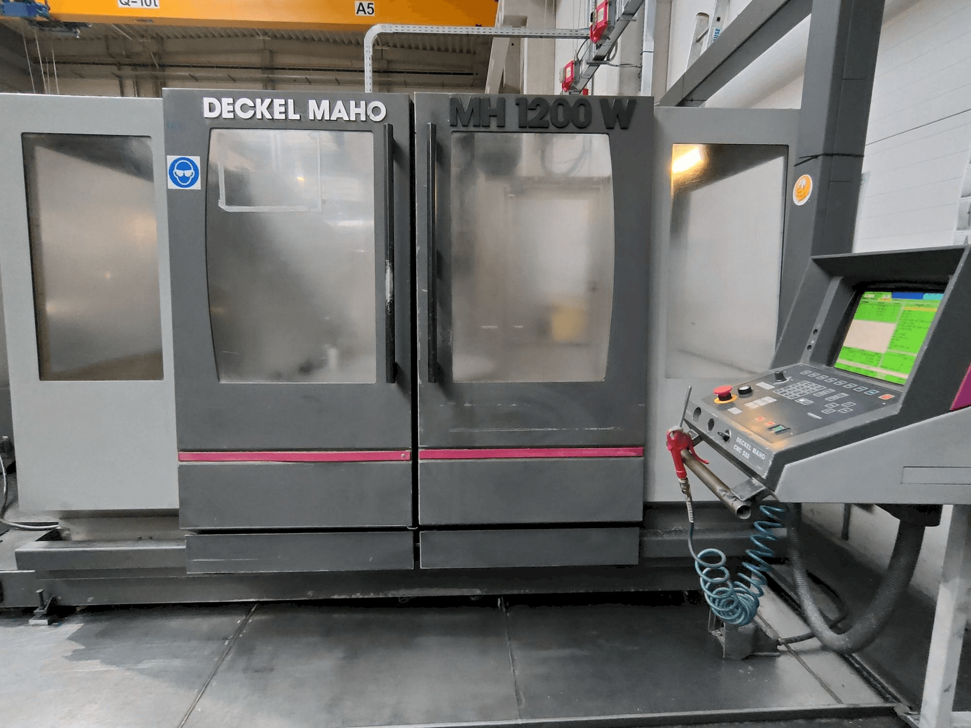 Front view of Maho MH 1200W machine