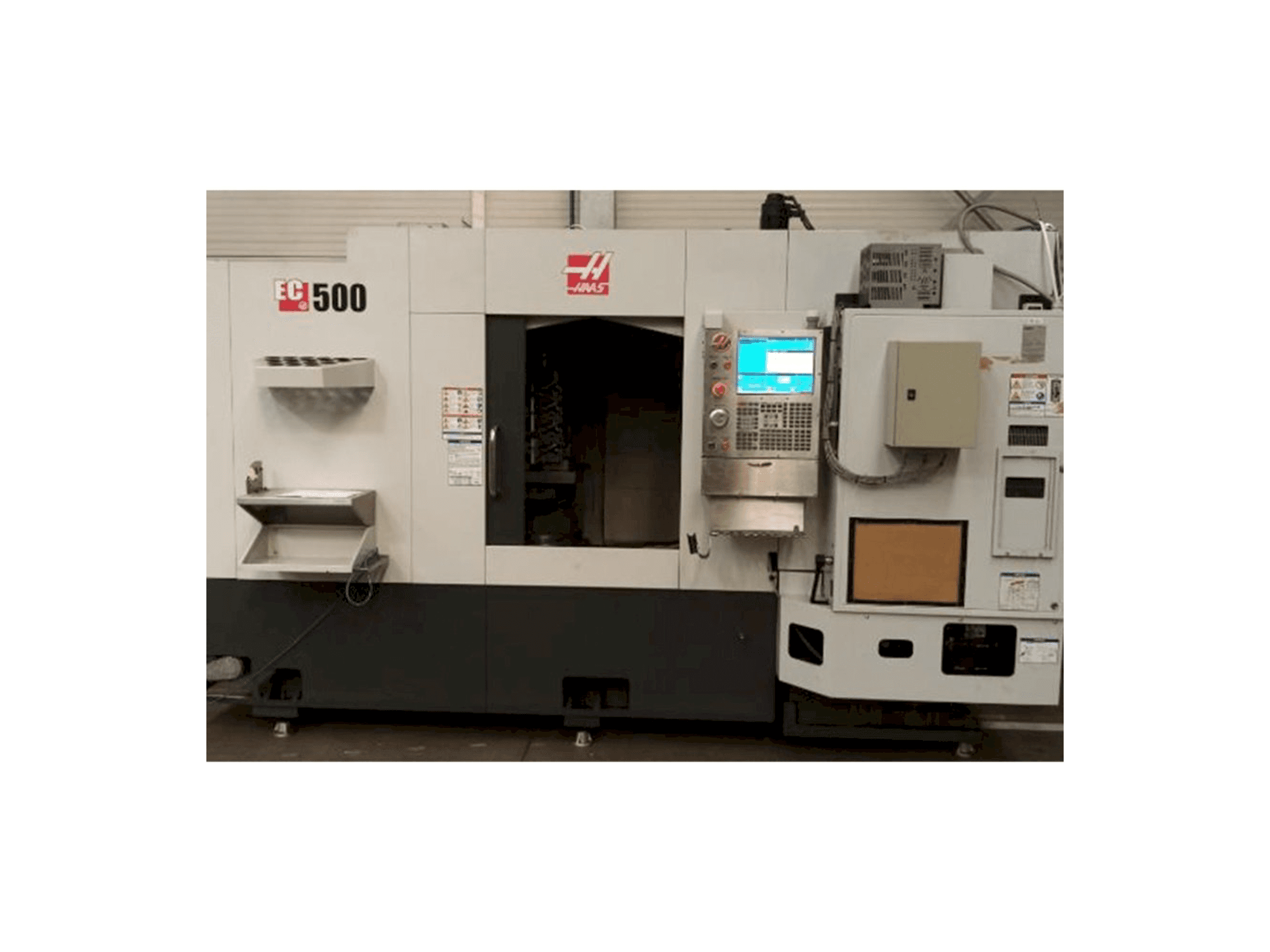 Front view of HAAS EC-500 machine