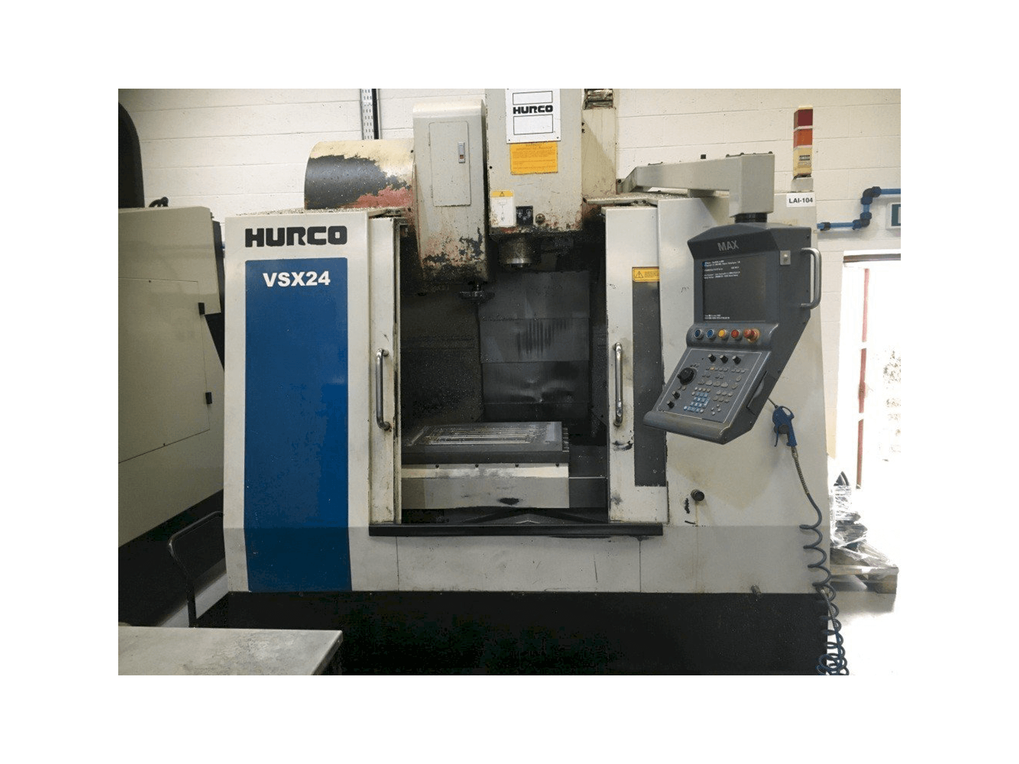 Front view of Hurco VSX24 machine