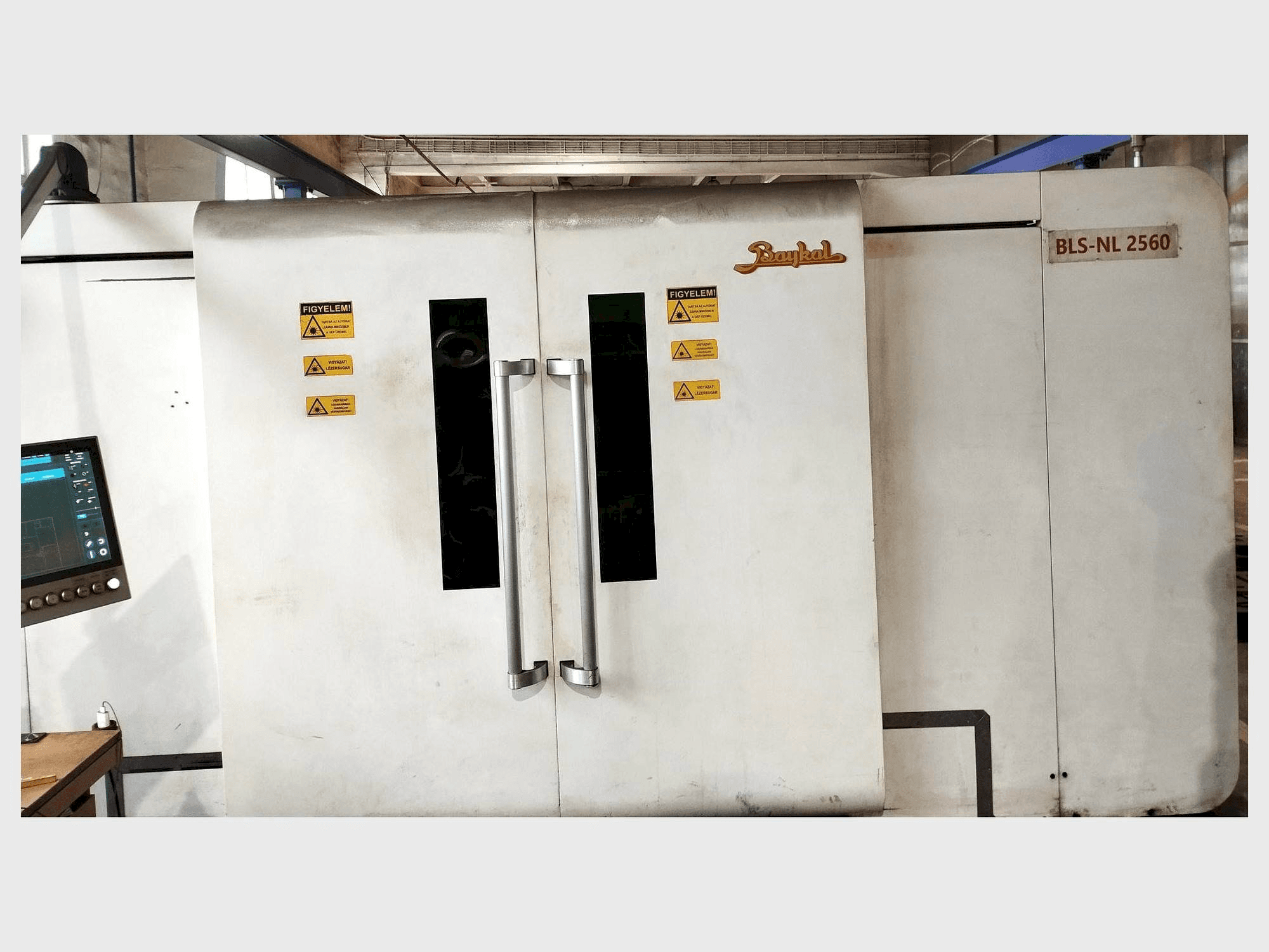 Front view of Baykal BLS-NL 2060 4kW Fiber machine