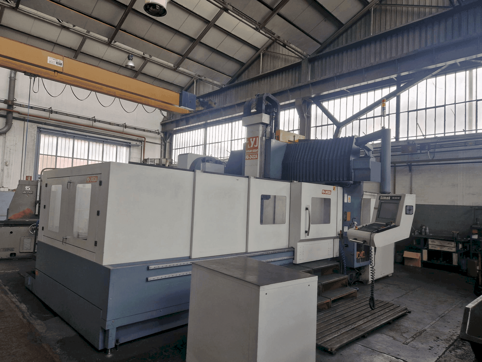 Front view of VESTA FD2432A HE machine