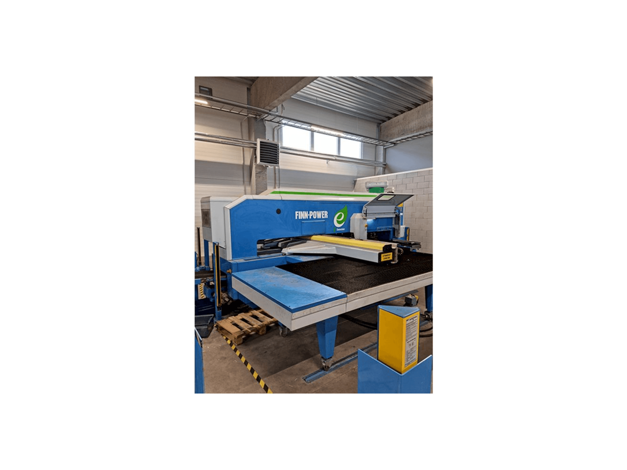 Front view of Finn-Power E5 machine