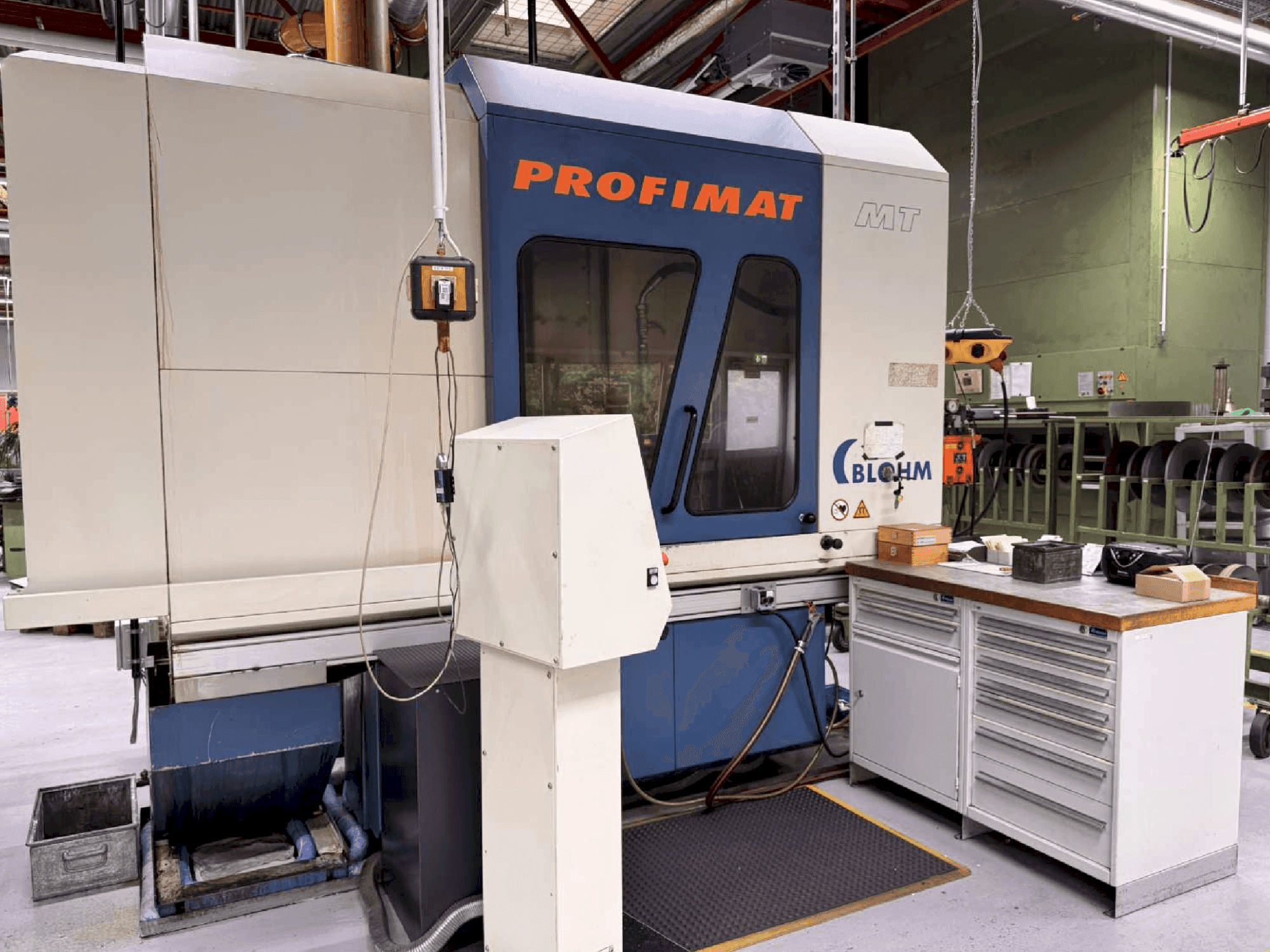 Front view of BLOHM Profimat MT 408 machine