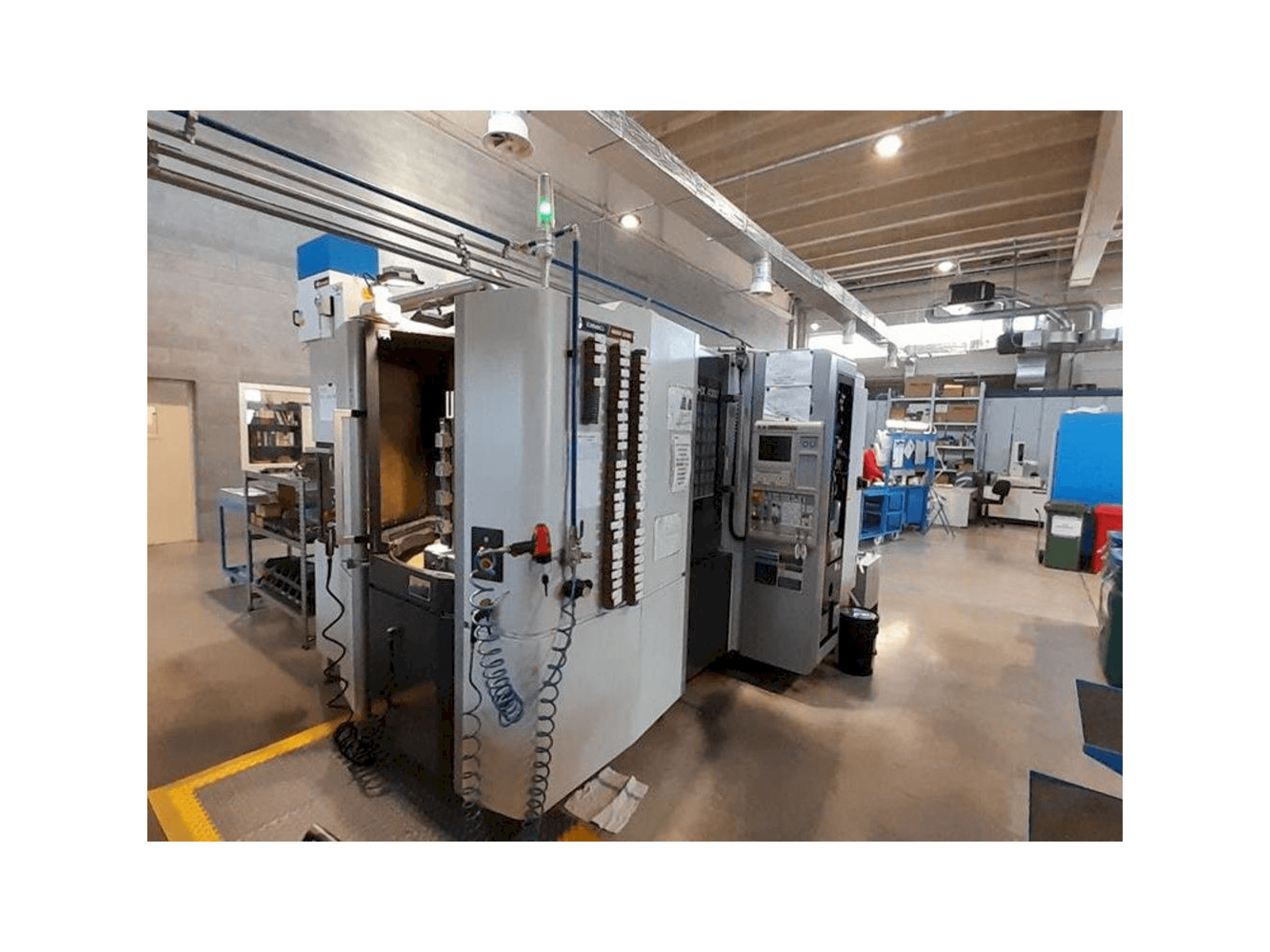 Front view of DMG NHX 4000 machine