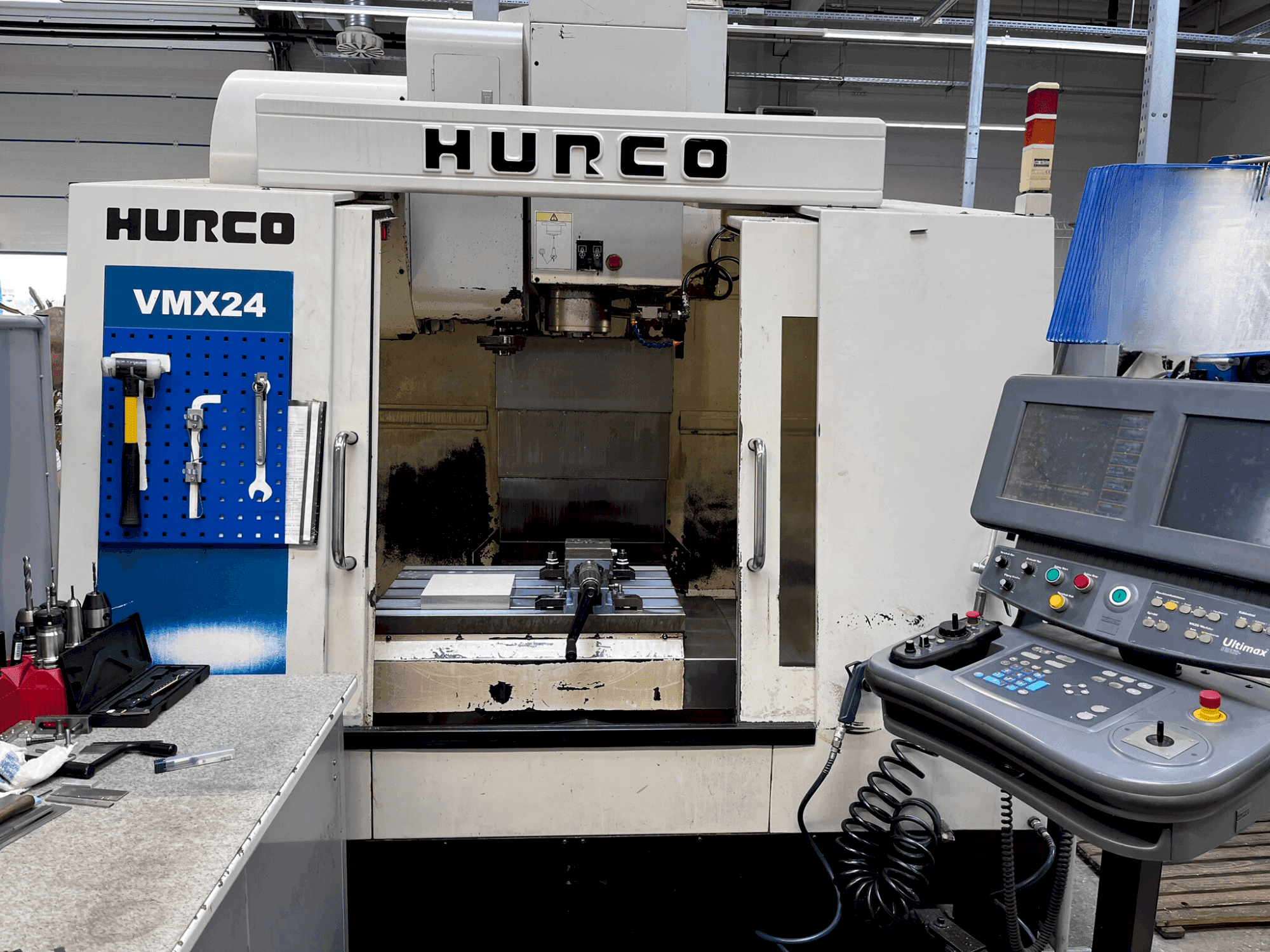 Front view of Hurco VMX 24 machine