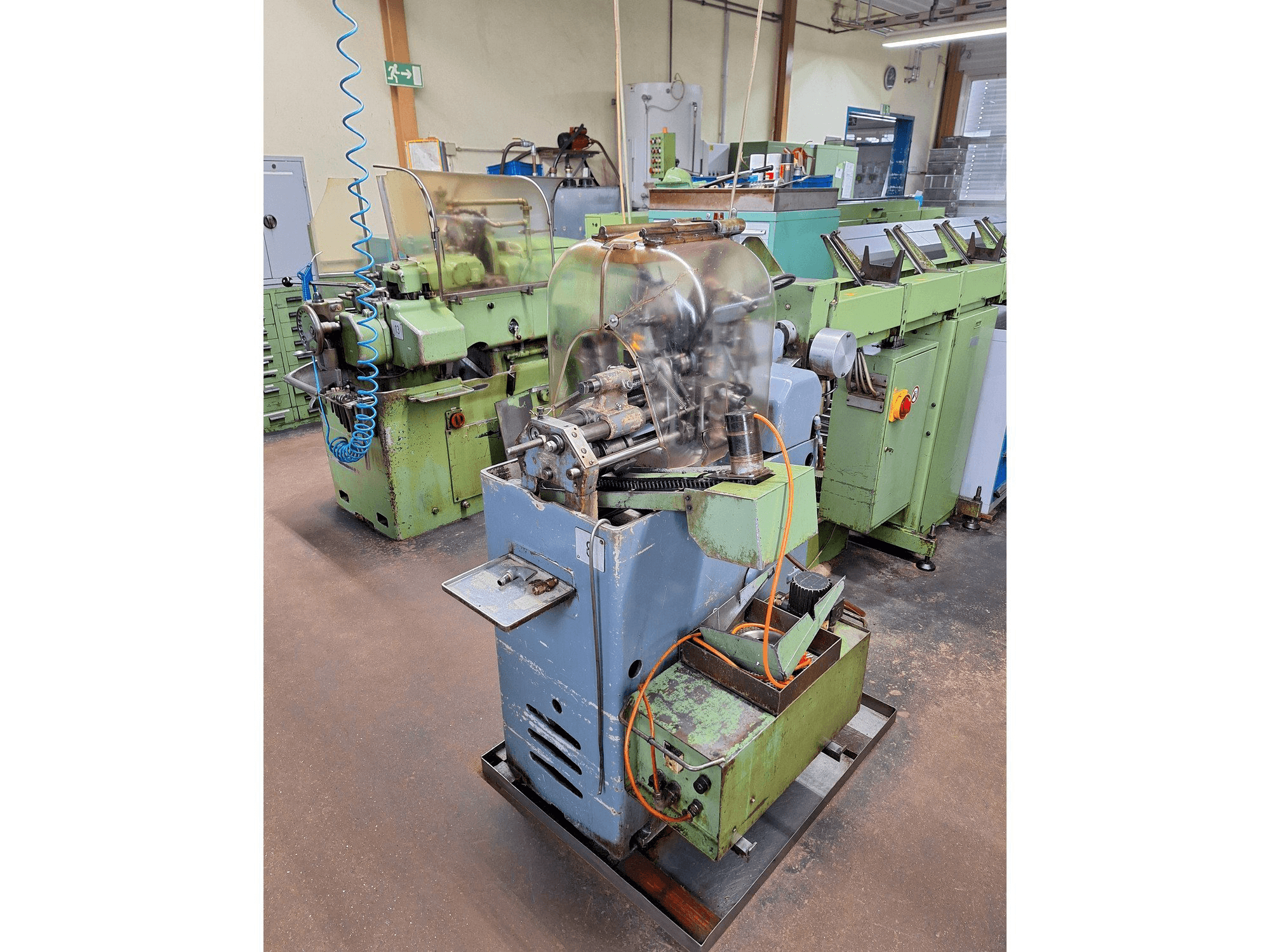 Left side view of TRAUB A25 machine