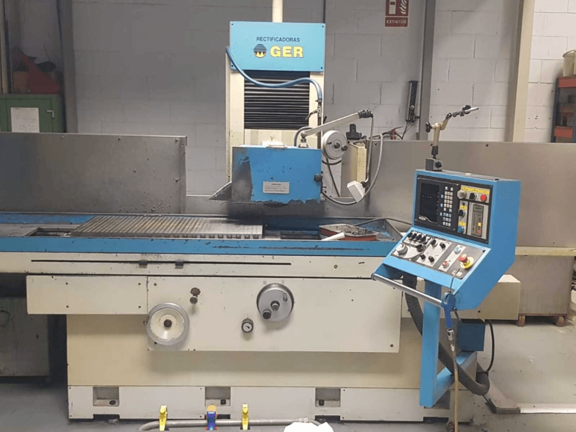 Front view of GER S-100/50 machine