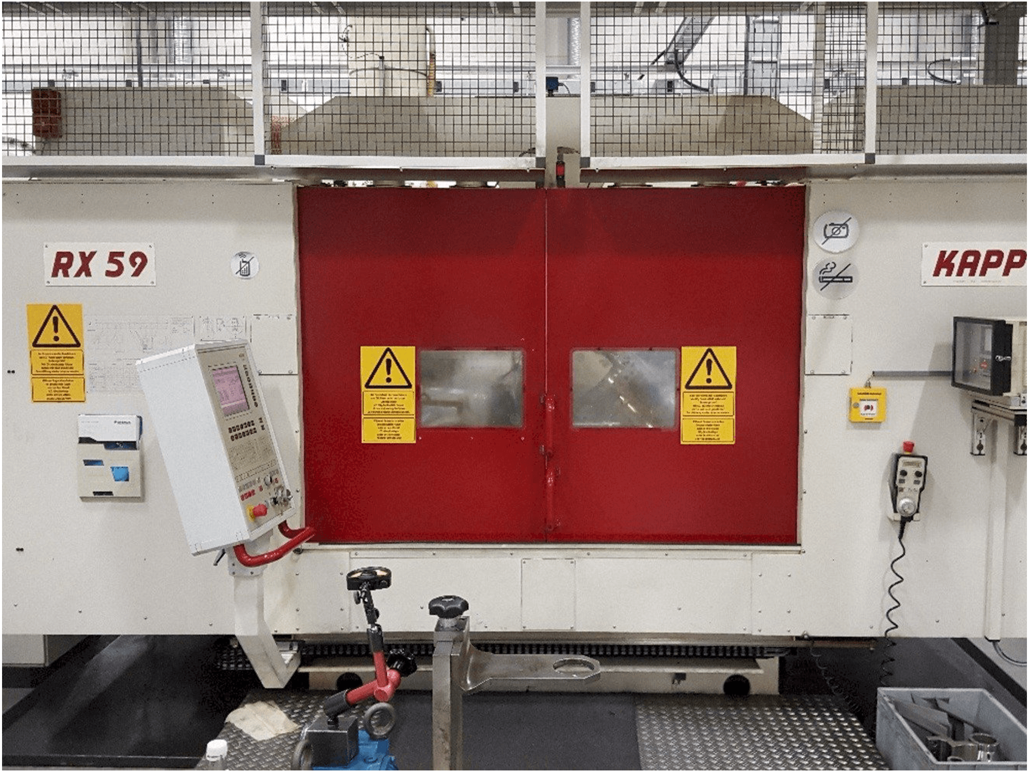 Front view of Kapp RX59 machine