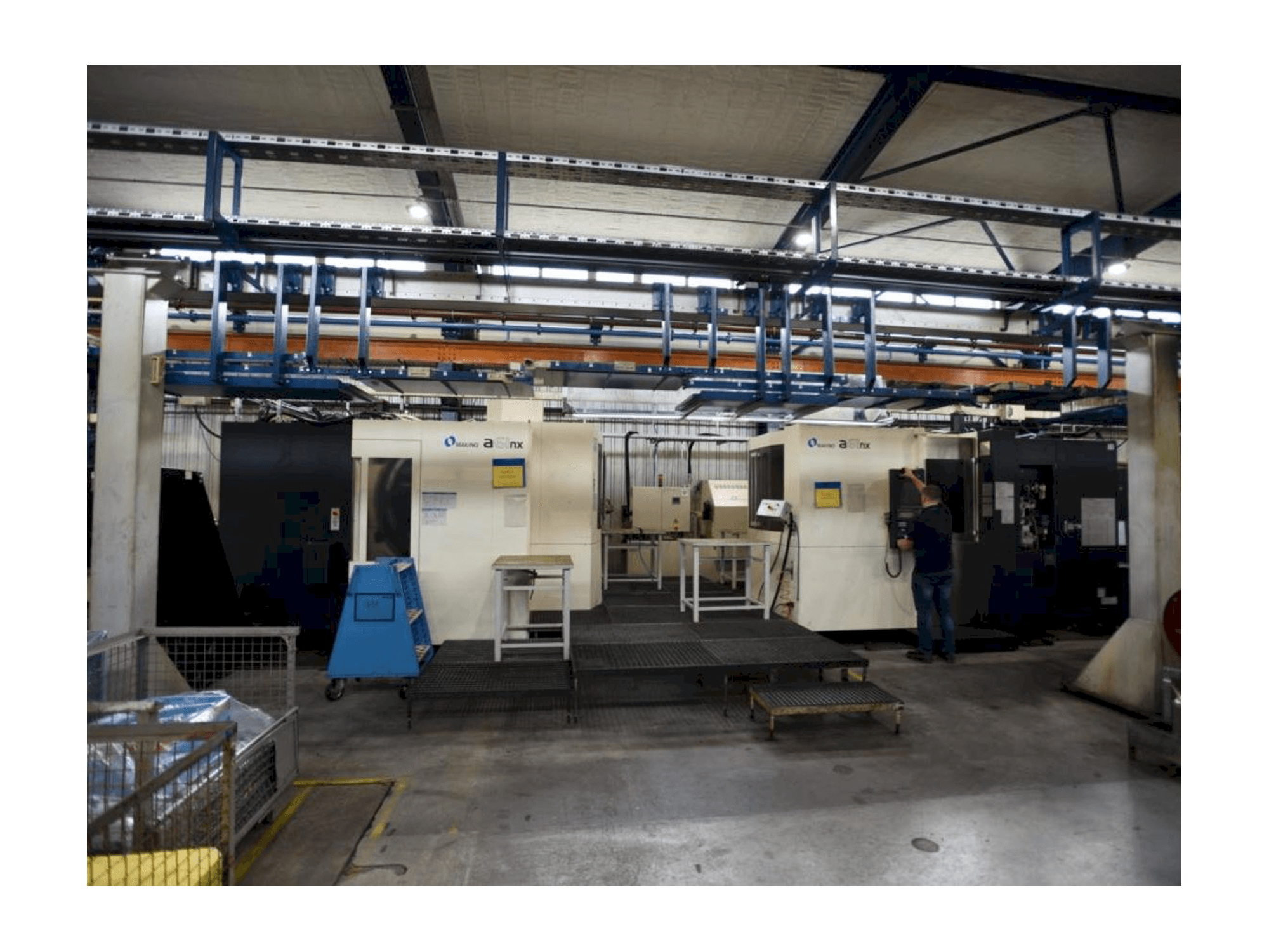 Front view of Makino a61nx Pro 6 machine