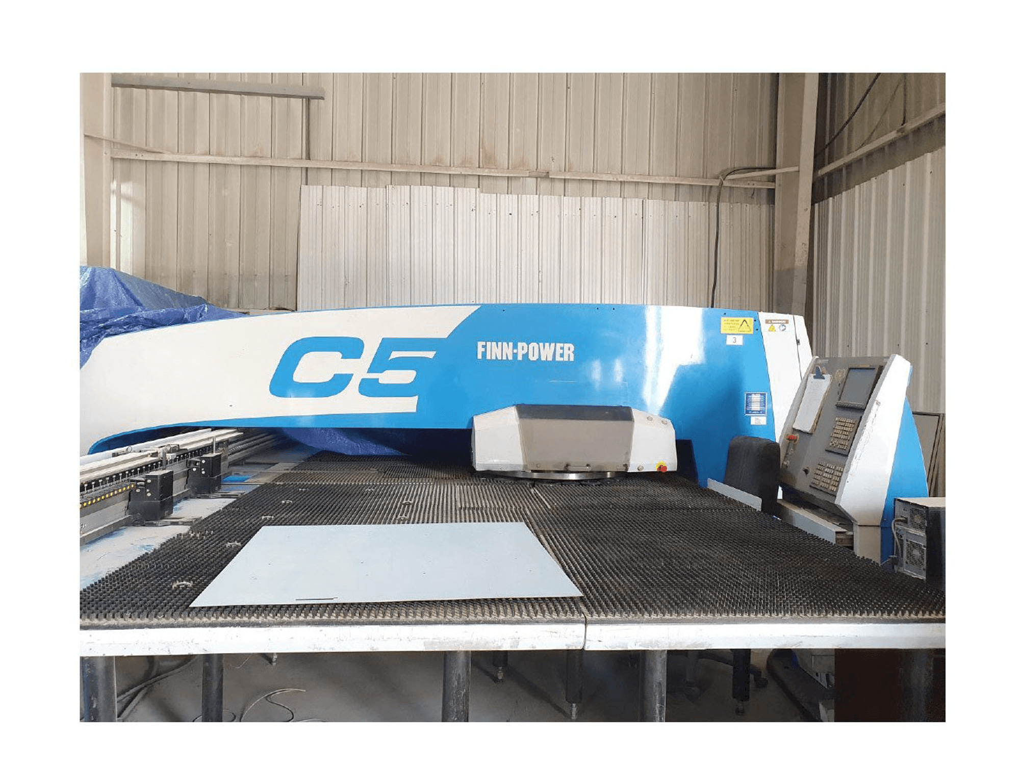 Front view of Finn-Power C5 machine