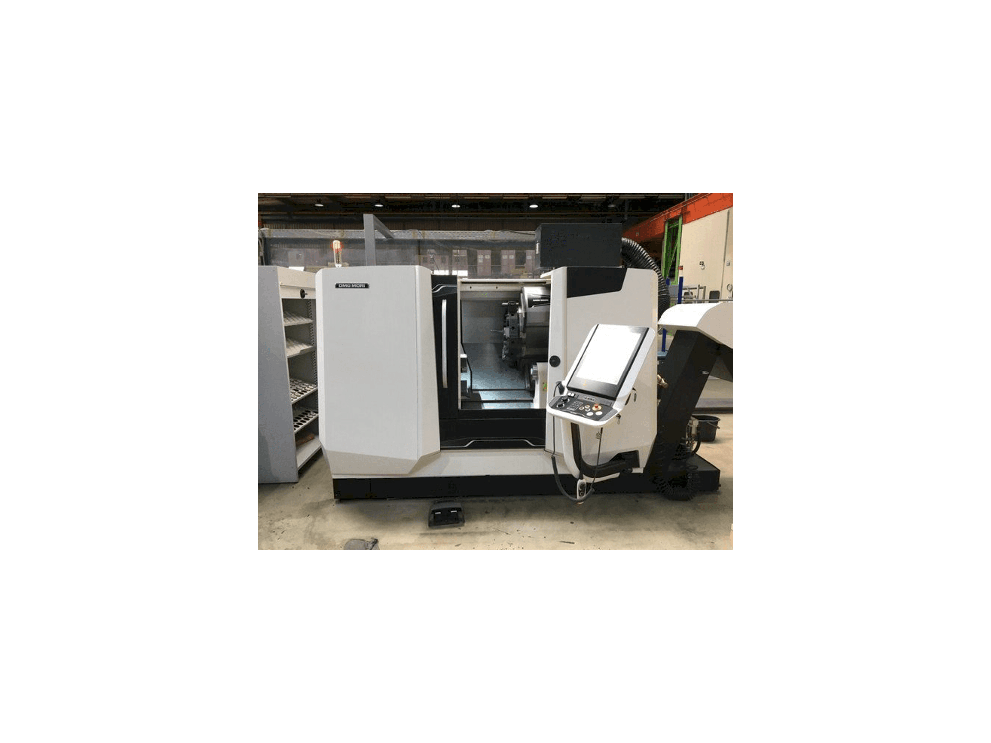 Front view of DMG MORI CLX 450 machine