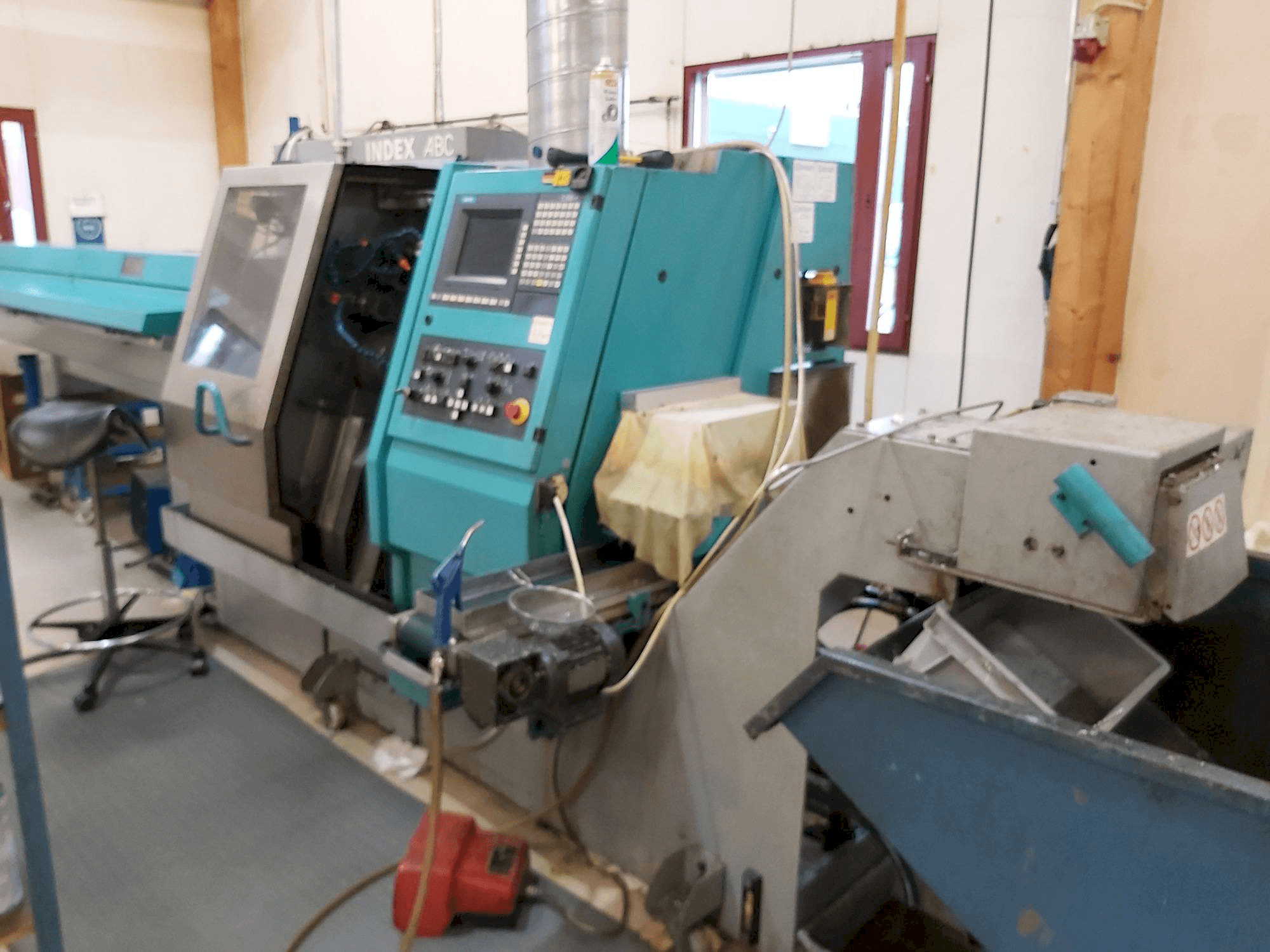 Front view of Index ABC machine