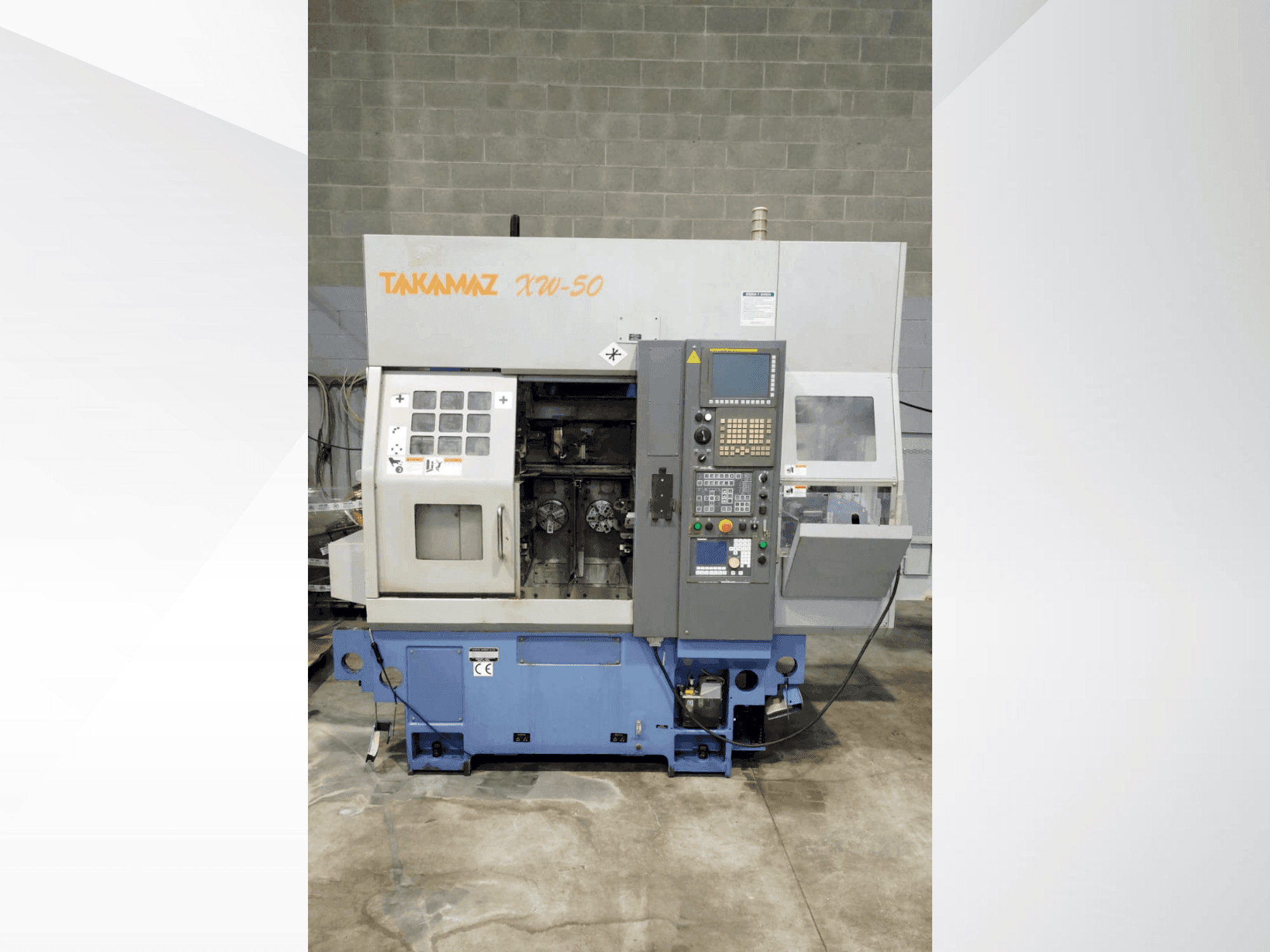 Front view of Takamaz NW 50 machine