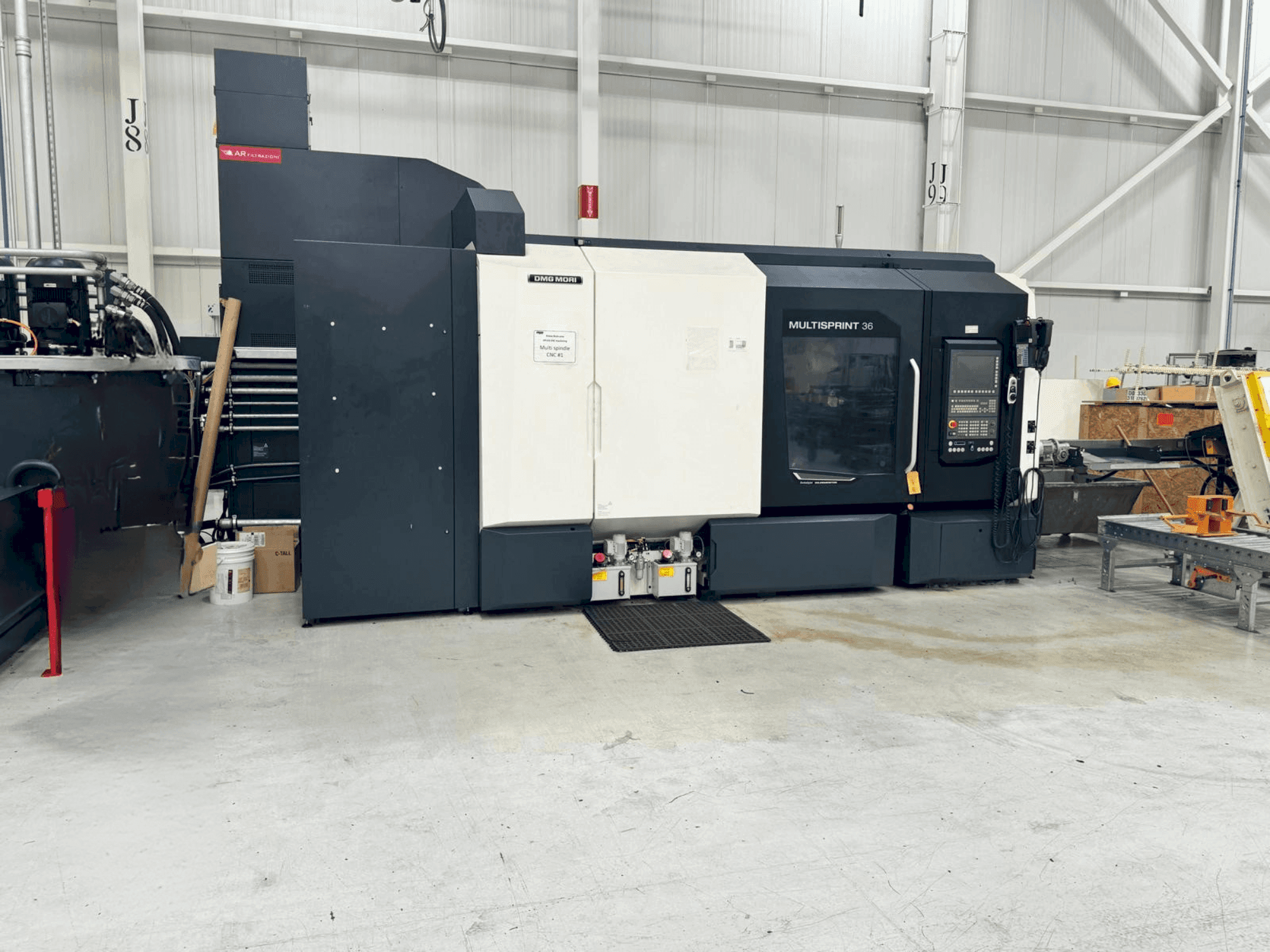 Front view of DMG MORI Multisprint 36 machine