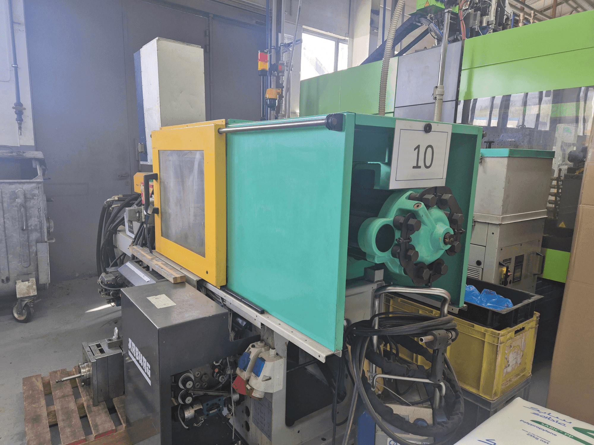 Front view of Arburg Allrounder 270 C 400-70 machine