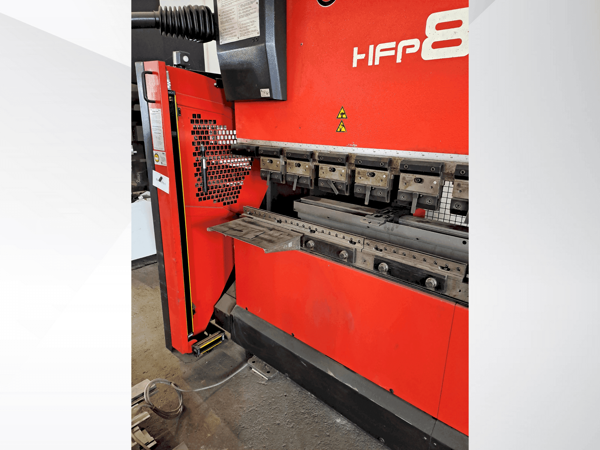 Front view of AMADA HFP 80-25 machine
