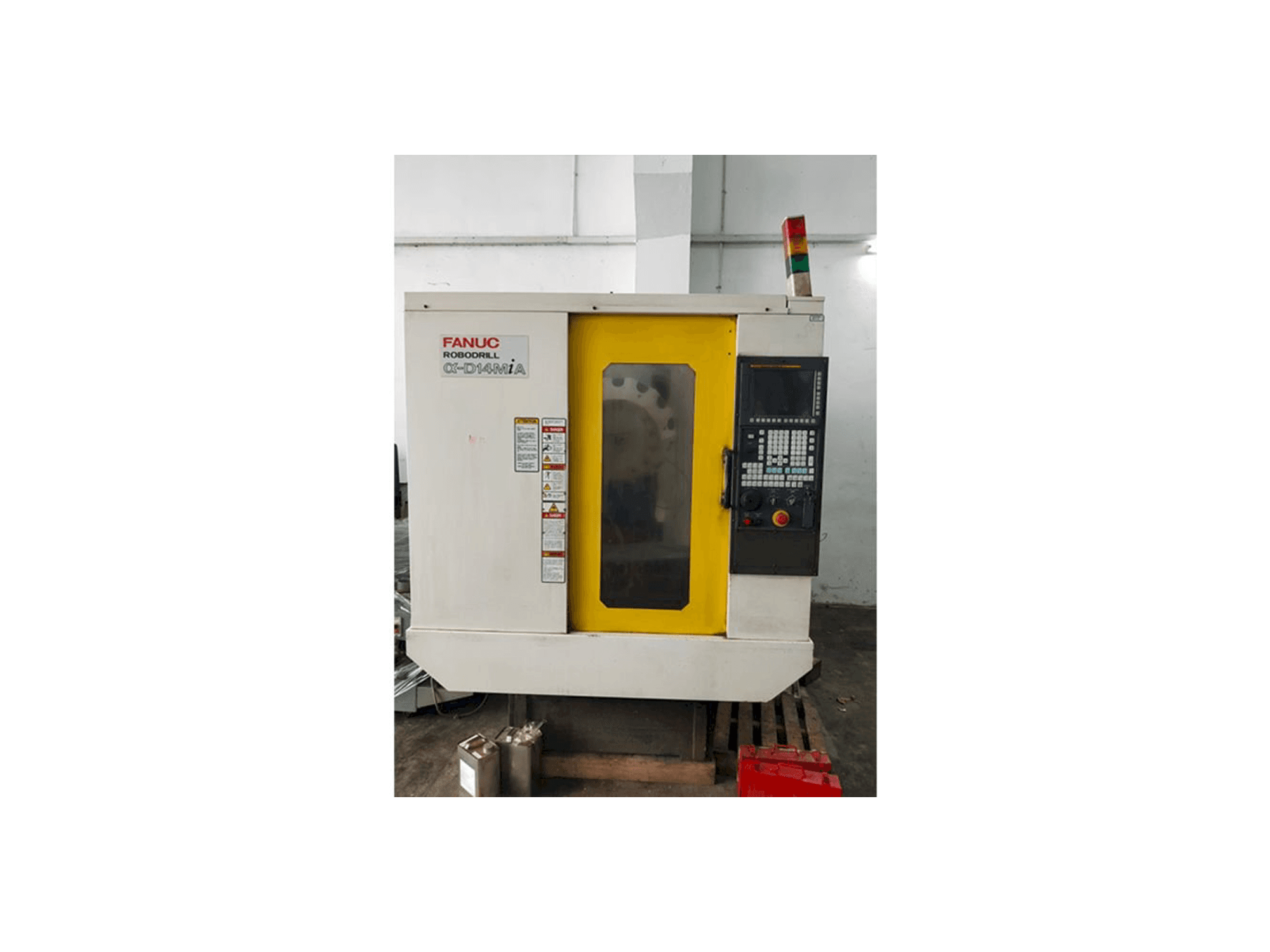 Front view of FANUC Alpha-D14MiA machine
