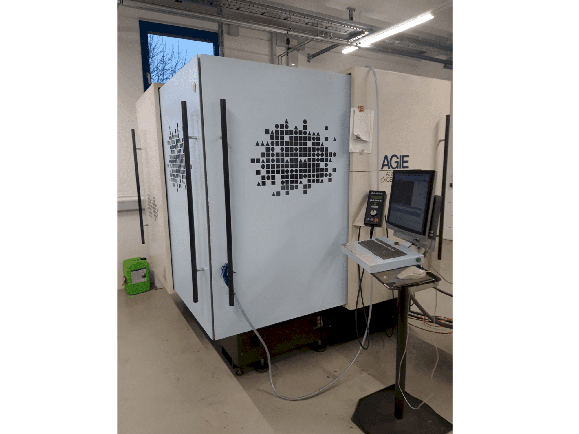 Front view of AGIE Agiecut Excellence 2F machine