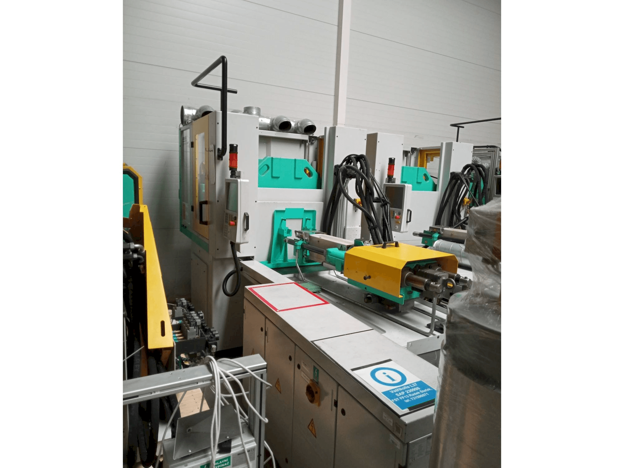 Front view of Arburg Allrounder 1200T-800-150 machine