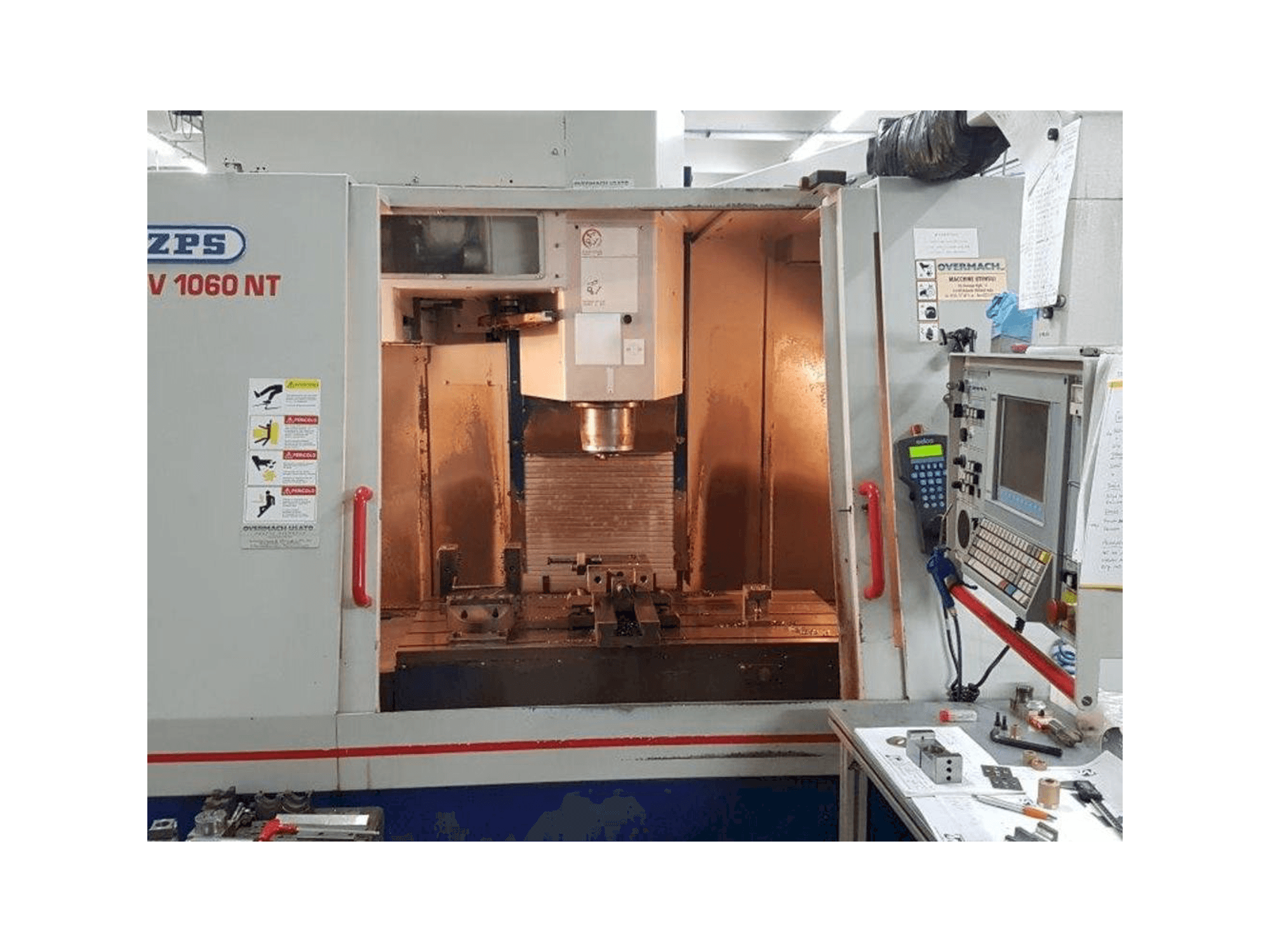 Front view of ZPS MCFV 1060NT machine