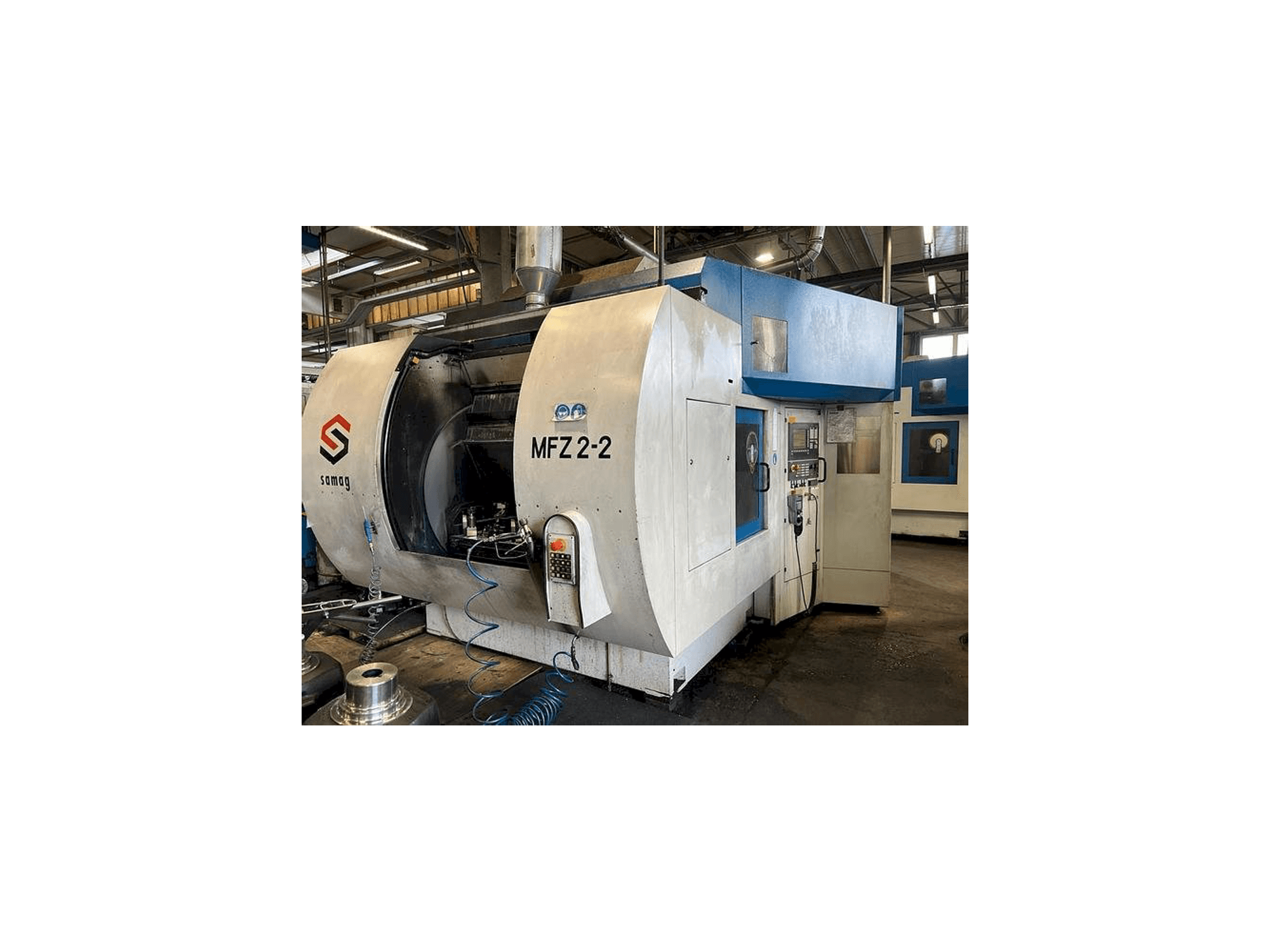 Front view of SAMAG MFZ 2-2 machine