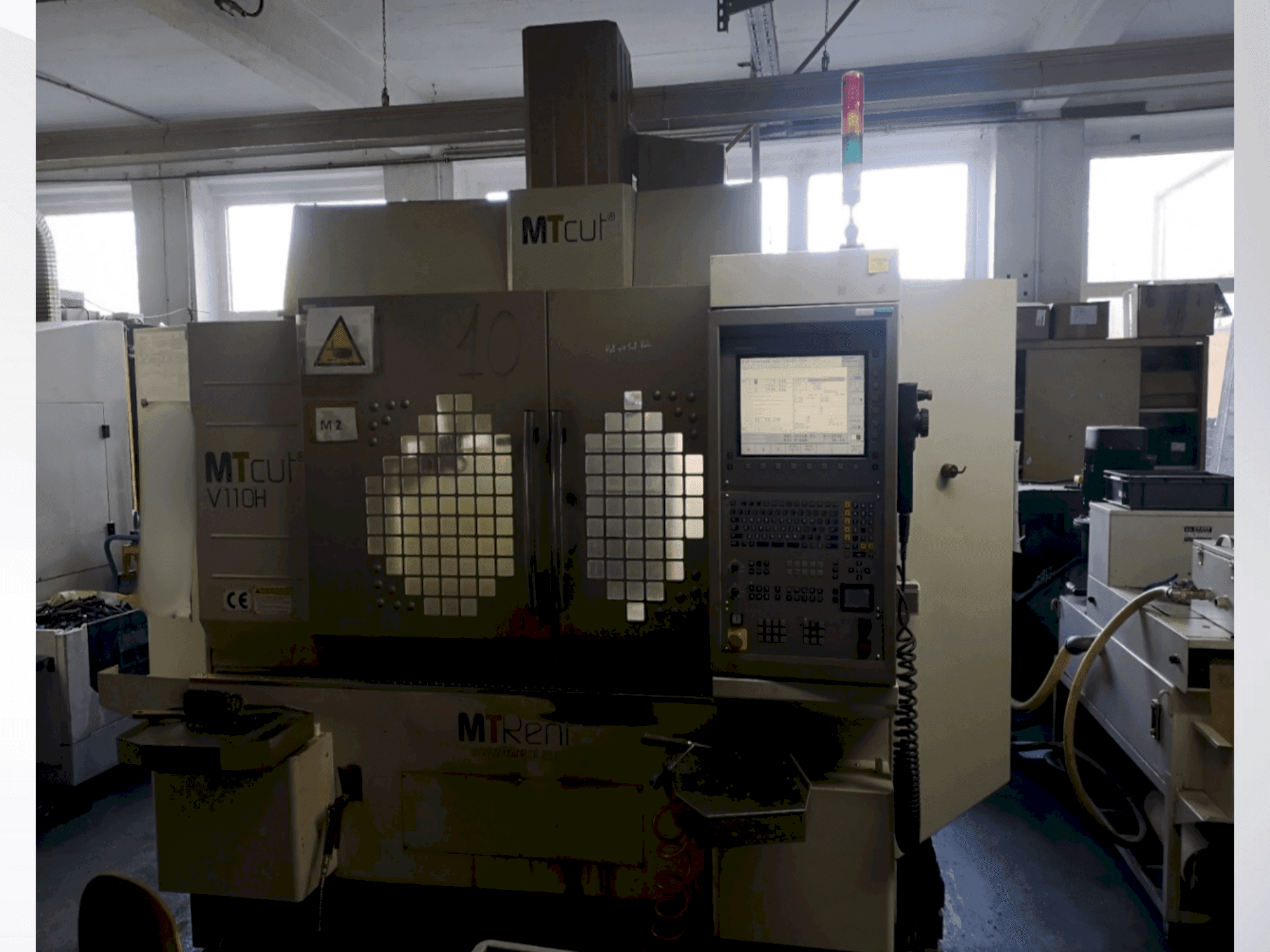 Front view of MTcut V110H machine