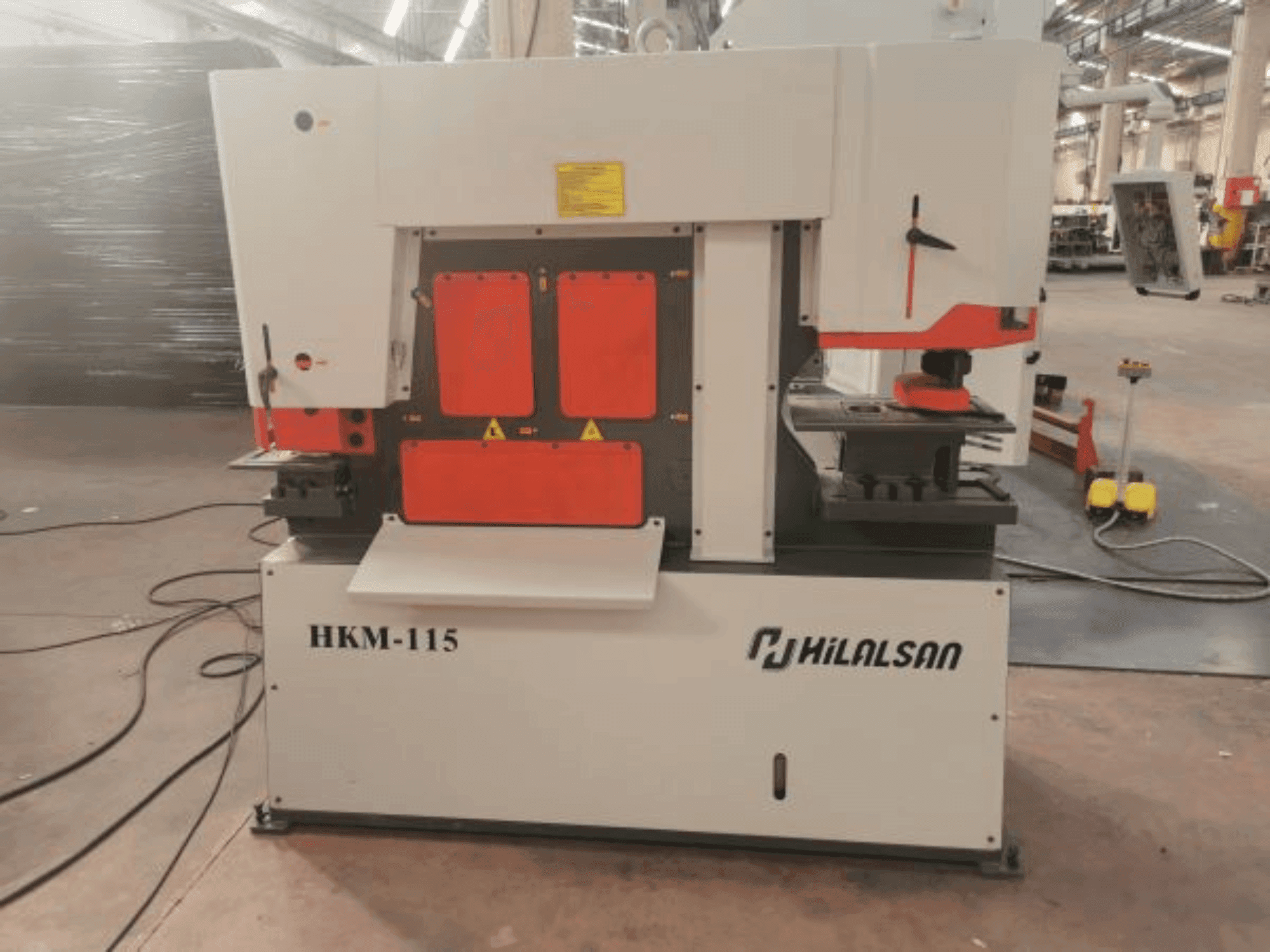 Front view of HILALSAN HKM-115 machine