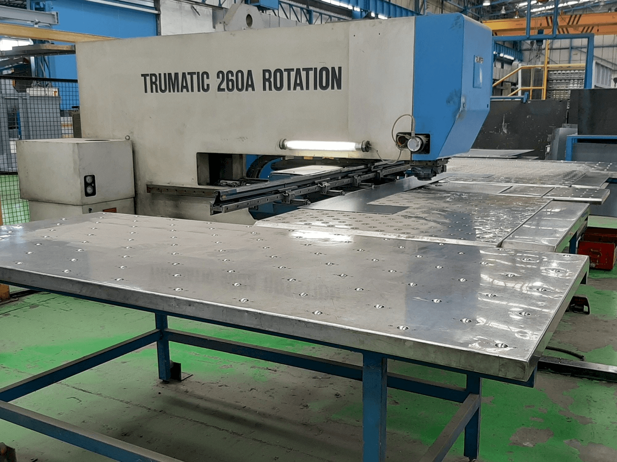 Front view of Trumpf Trumatic 260A Rotation machine