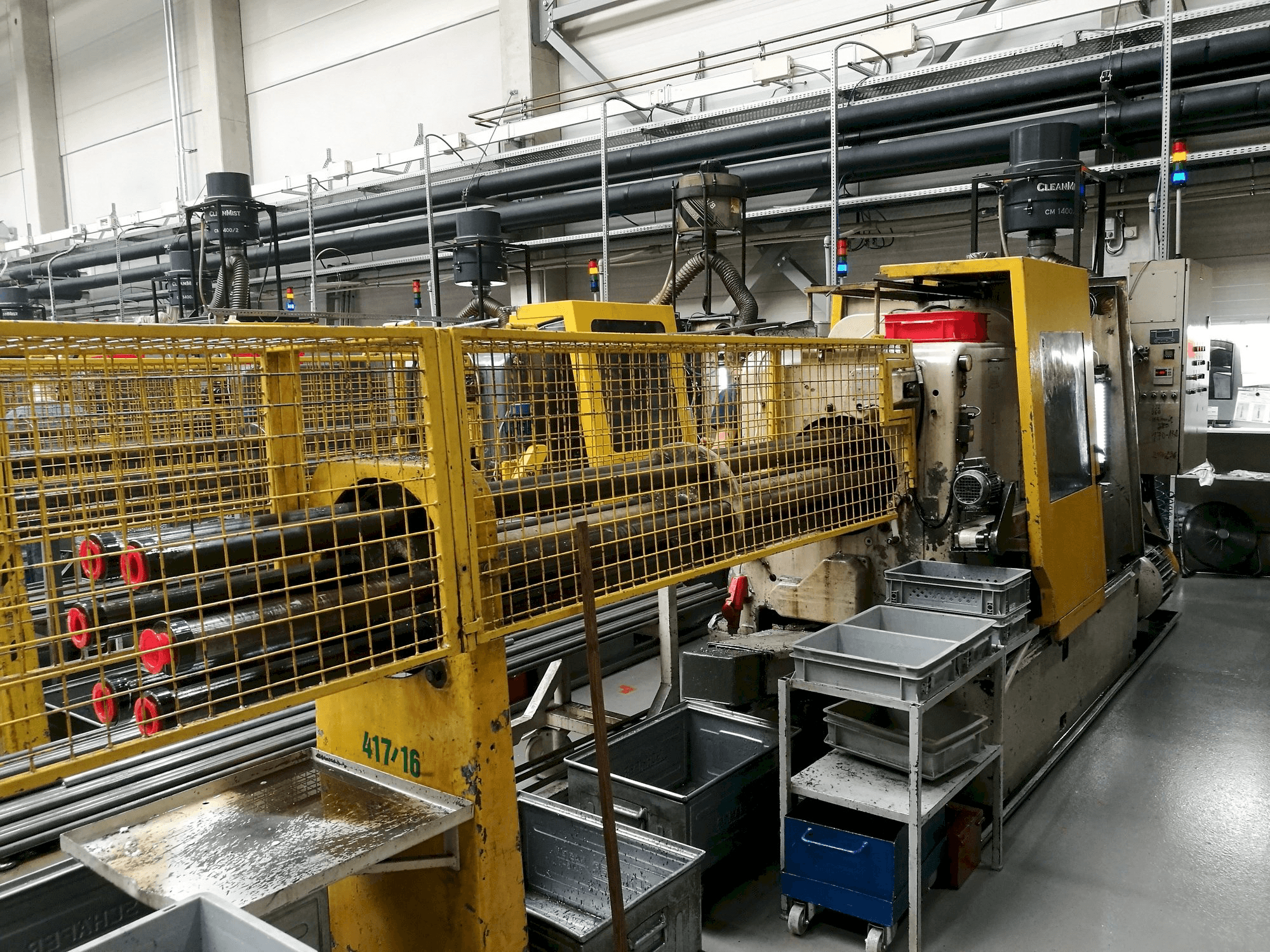 Front view of Wickman 1 3/8"-6 machine