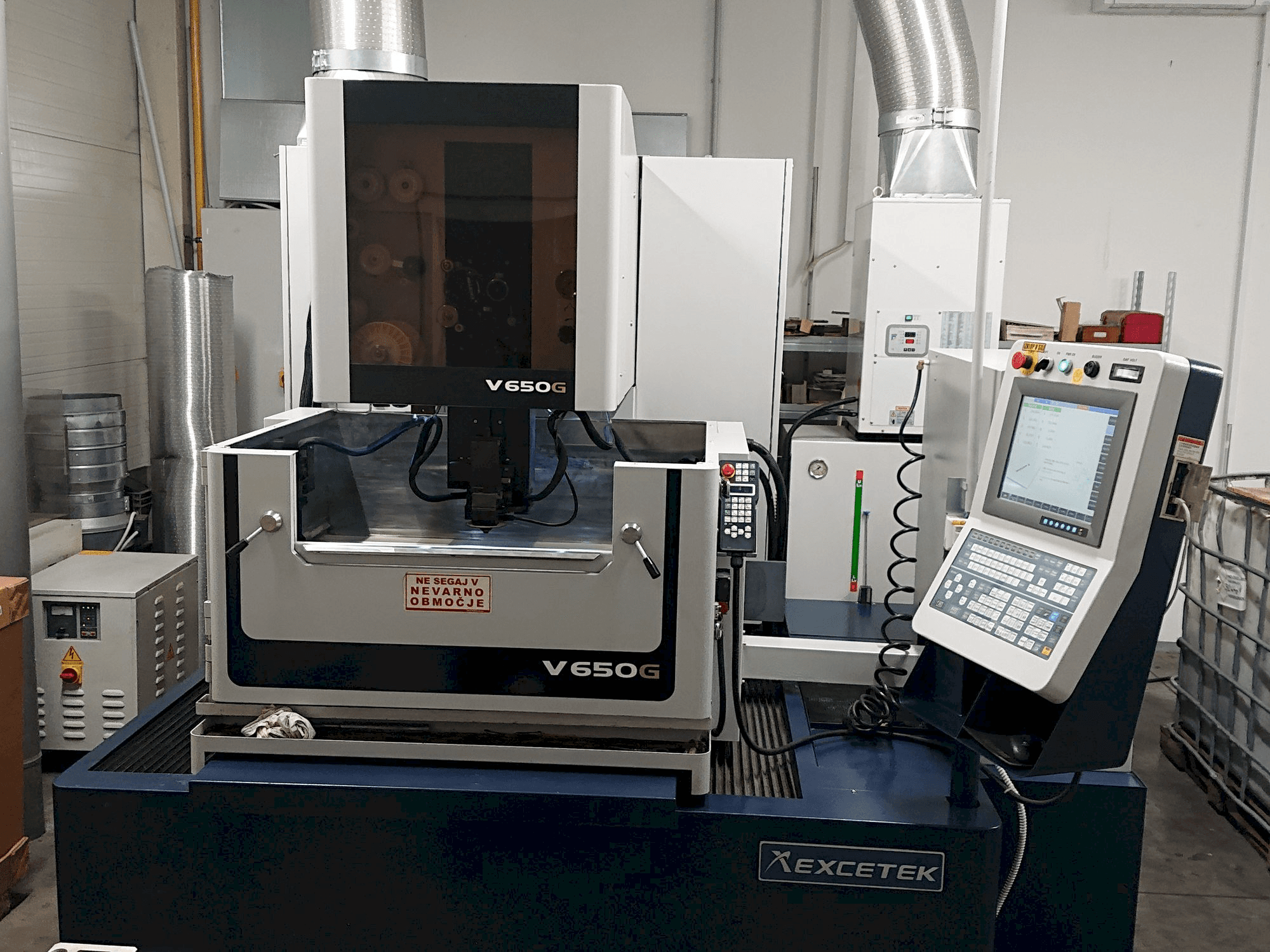 Front view of EXCETEK V650G machine