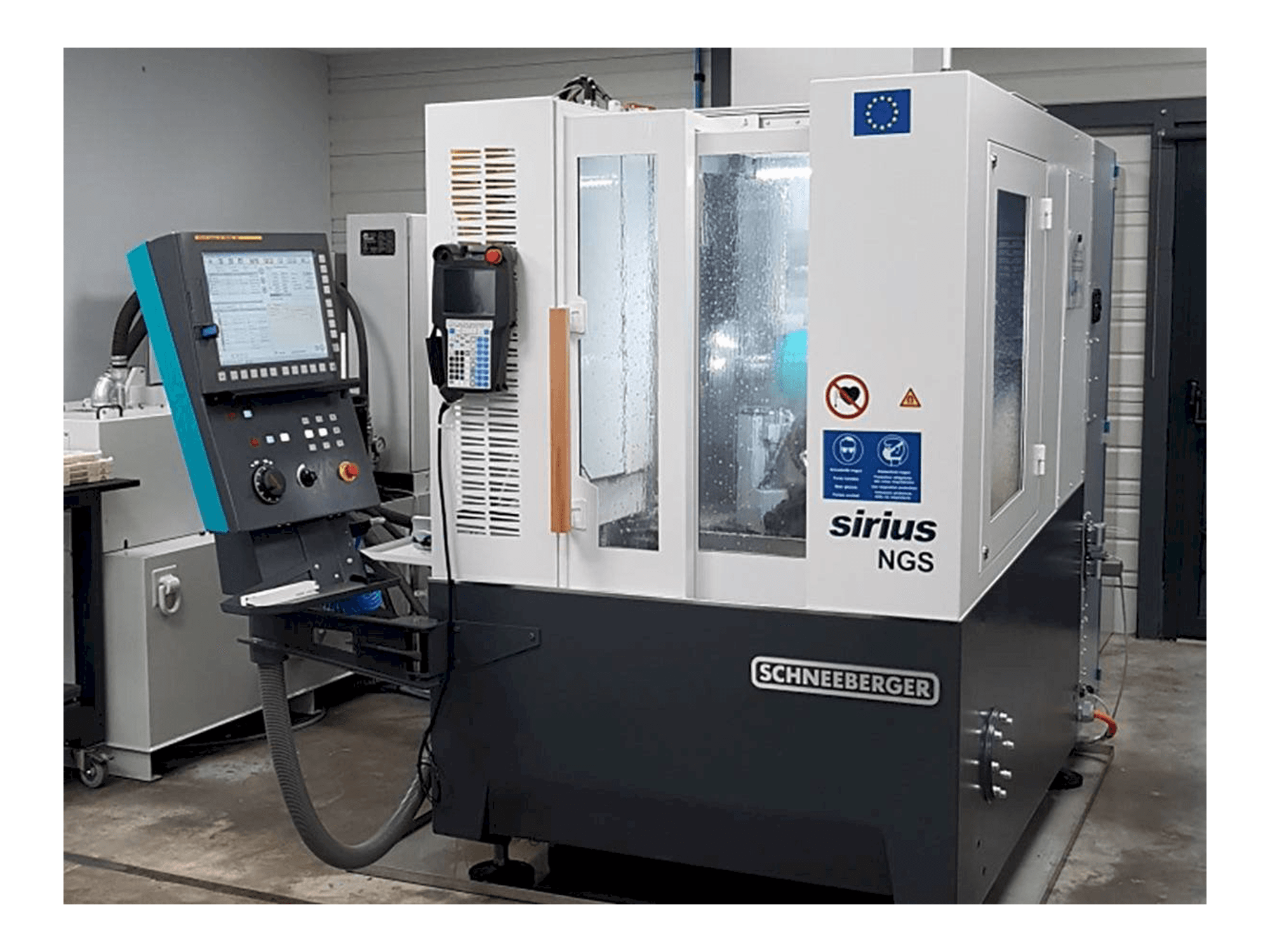 Front view of Schneeberger SIRIUS NGS machine