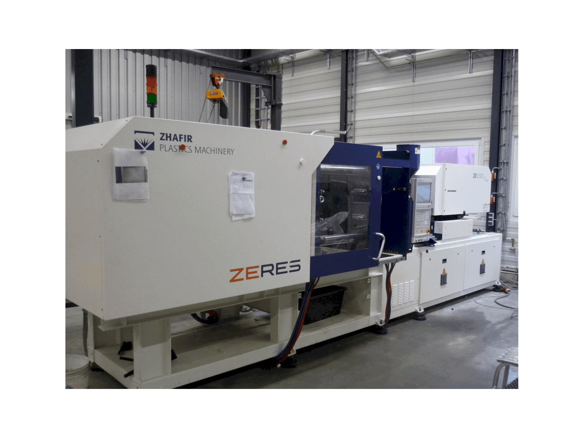 Front view of ZHAFIR ZERES 2300 Haitian machine