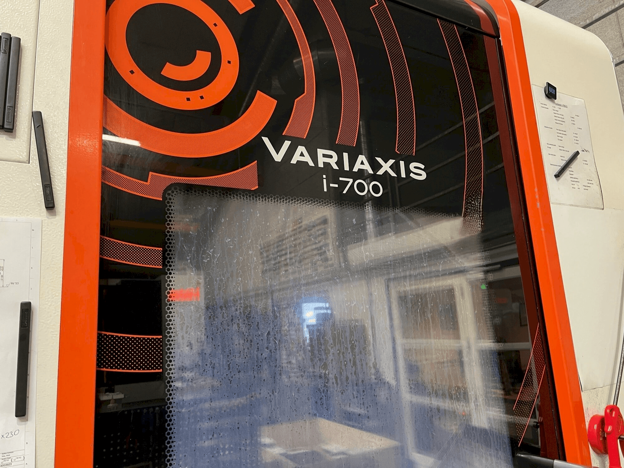 Front view of Mazak Variaxis i-700 machine
