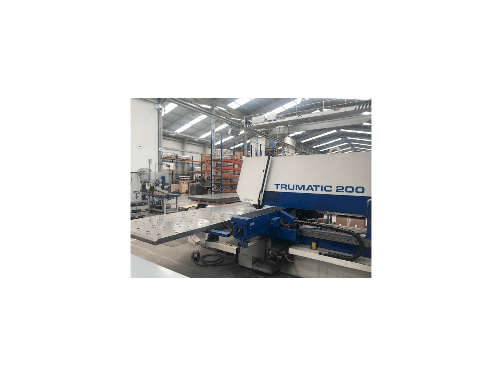 Left side view of Trumpf Trumatic 200 machine