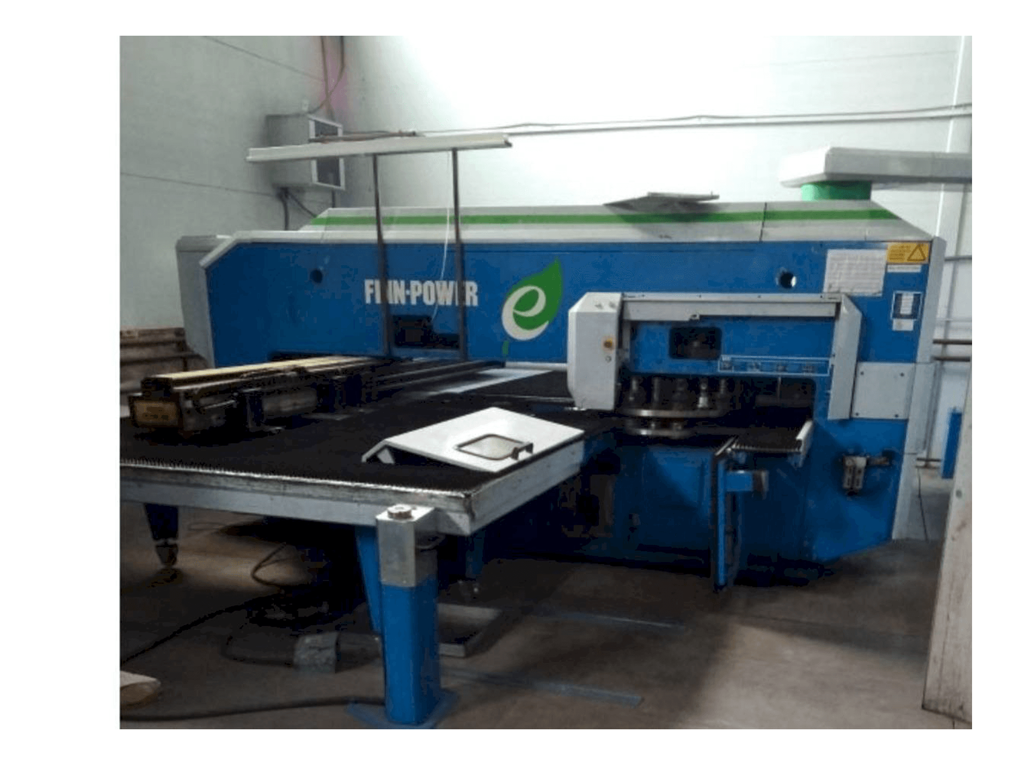 Front view of Finn-Power E5 machine