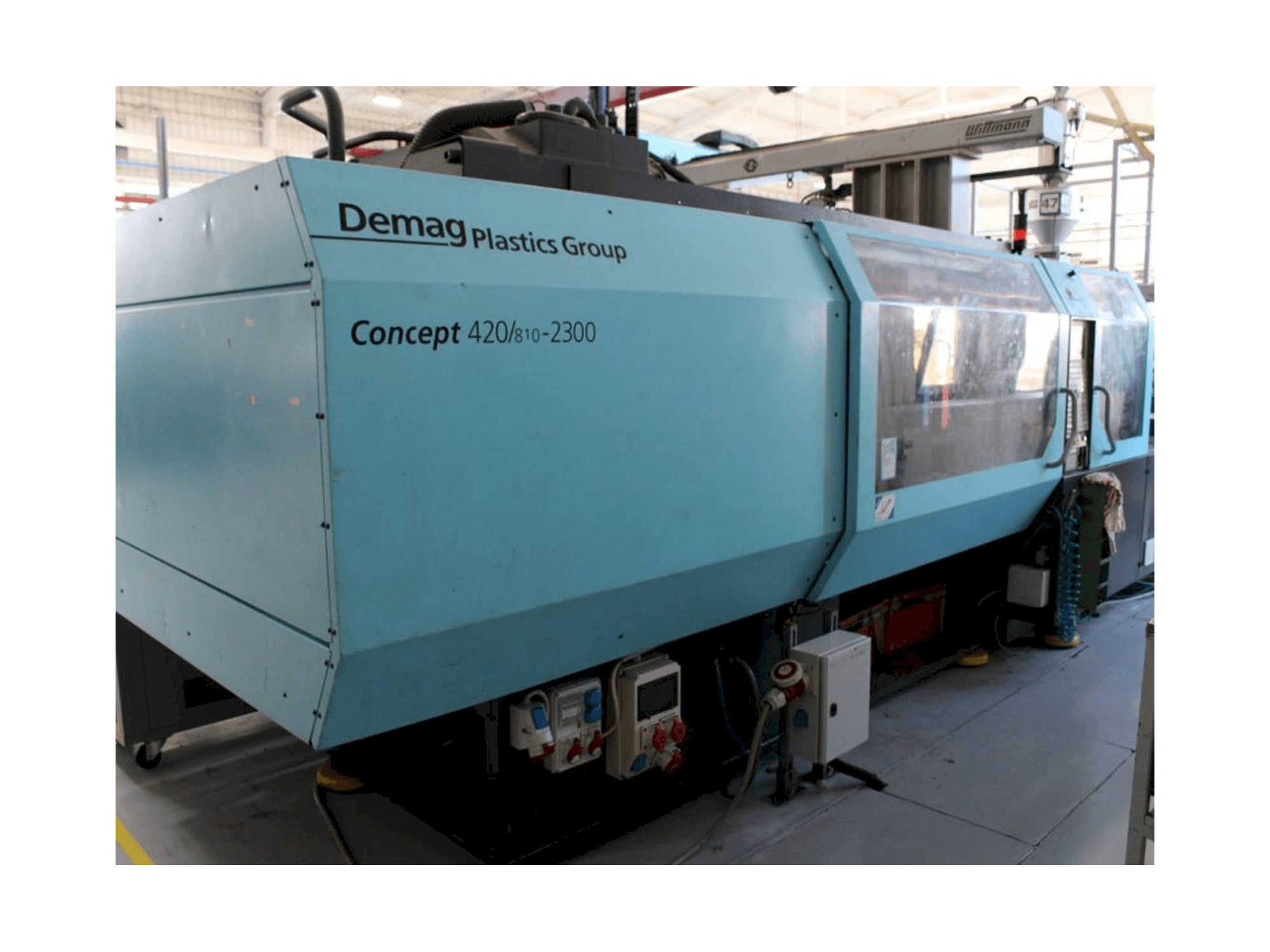 Front view of DEMAG 420/810-2300 NC4 machine