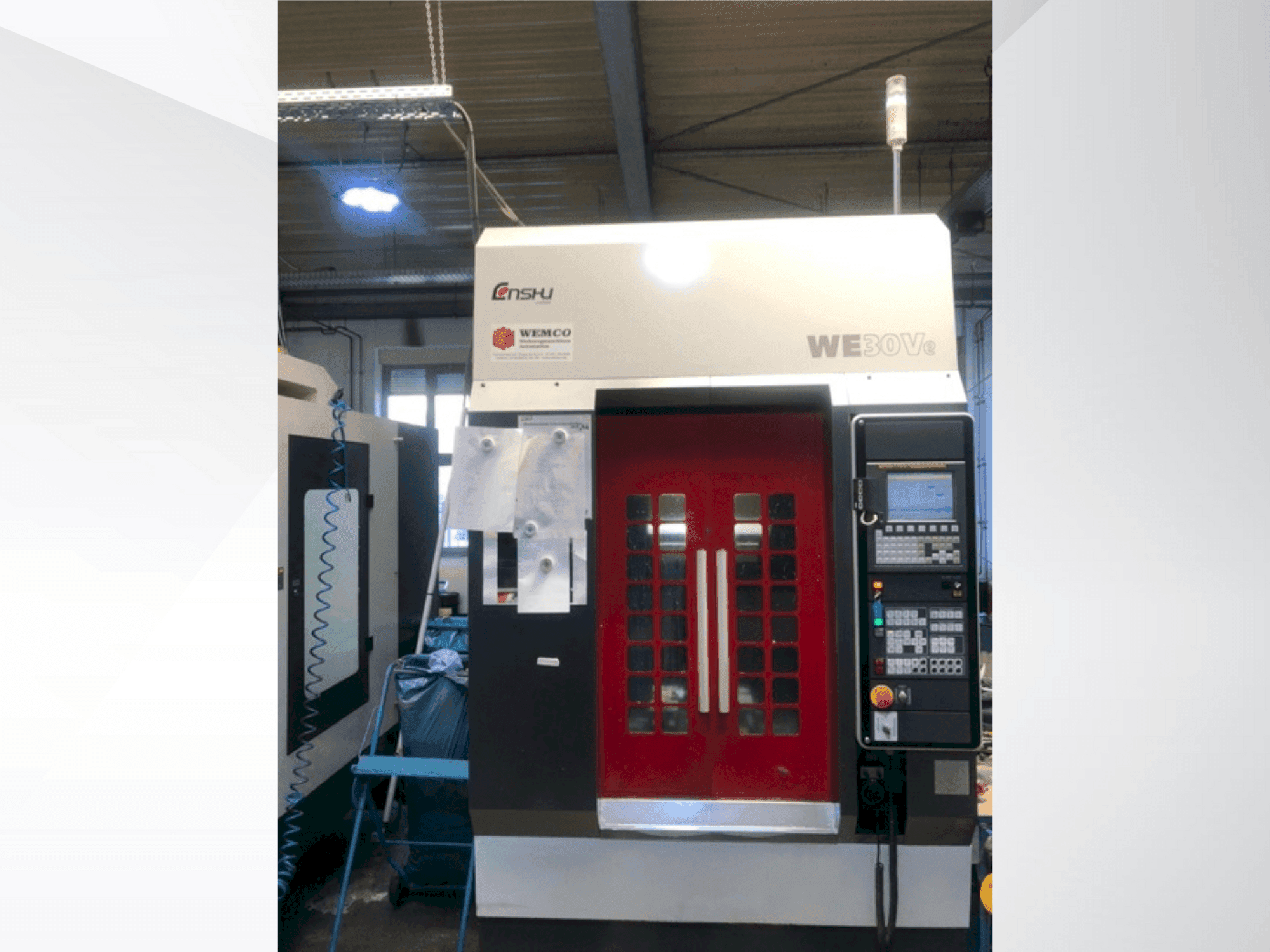 Front view of Enshu WE30Ve machine