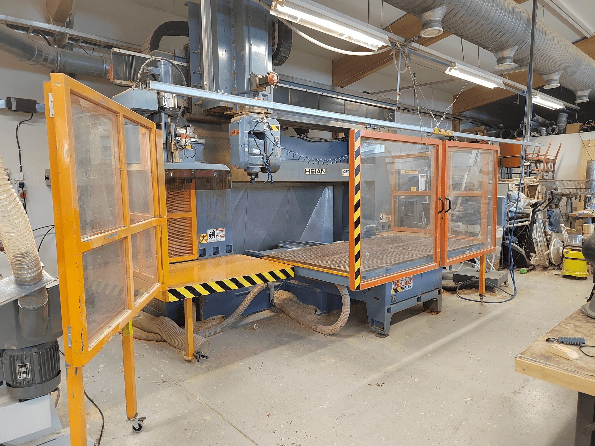 Front view of HEIAN NC 151 machine