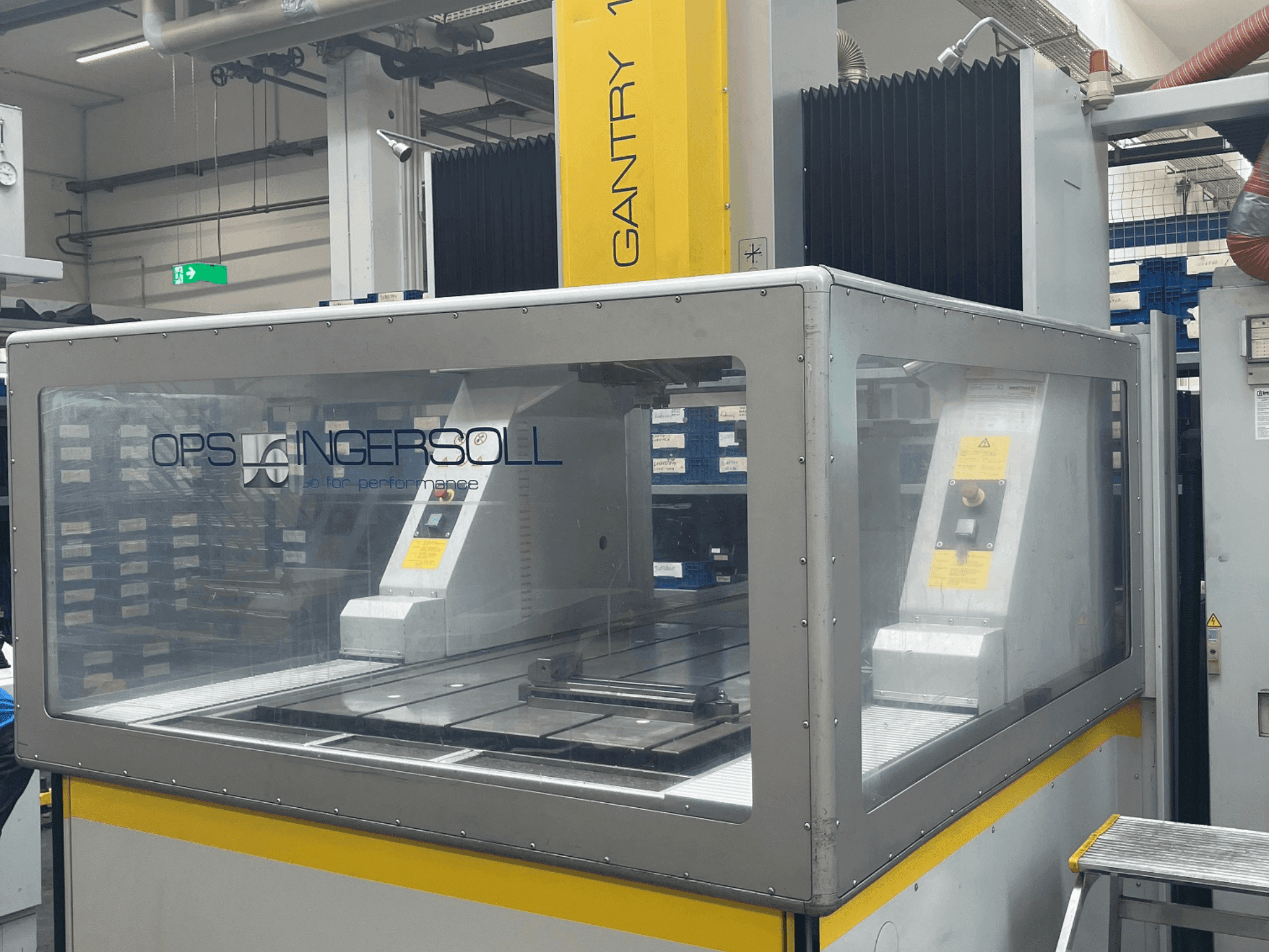 Front view of OPS INGERSOLL Gantry 1200 machine