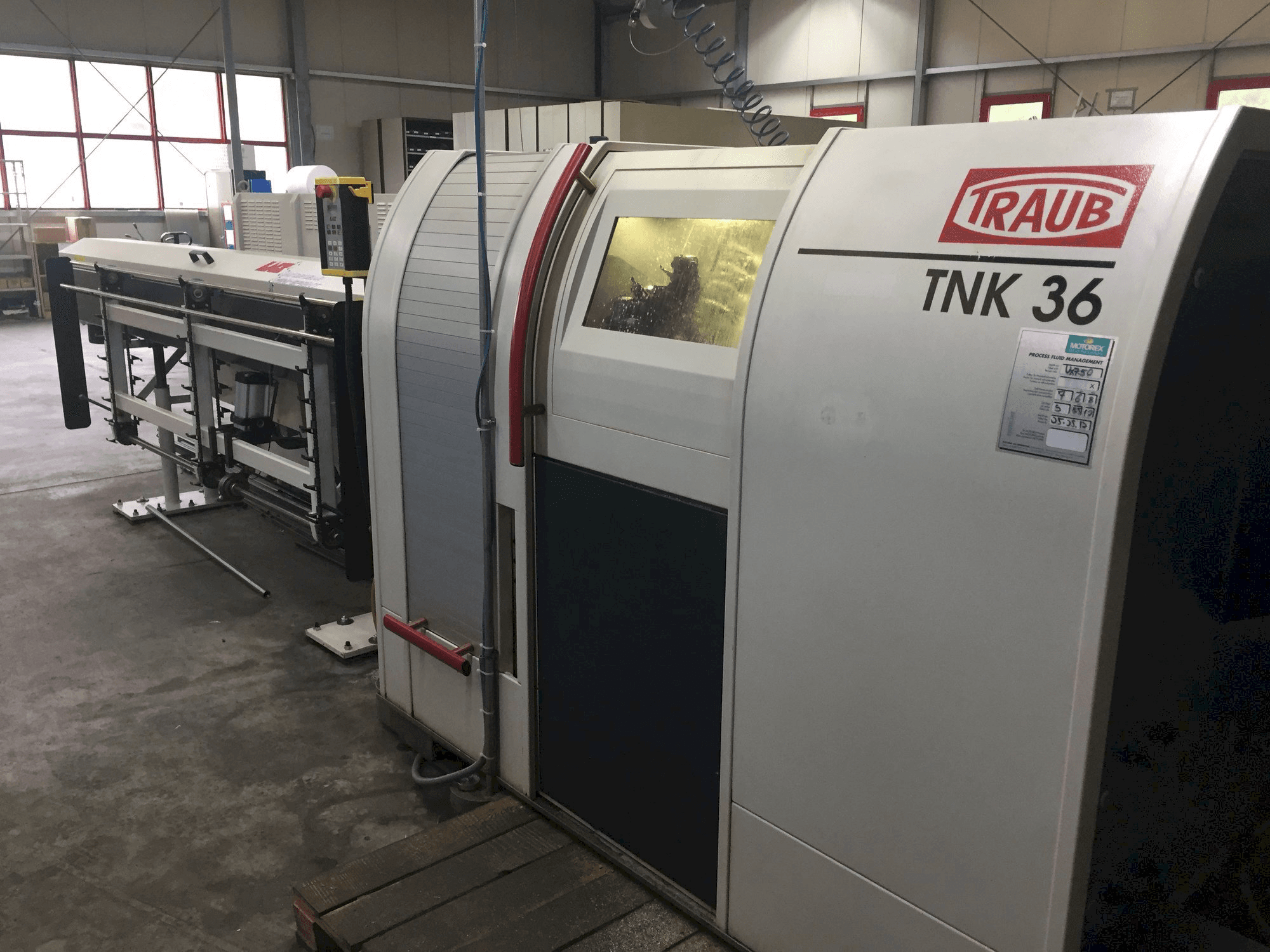 Front view of TRAUB TNK 36 machine