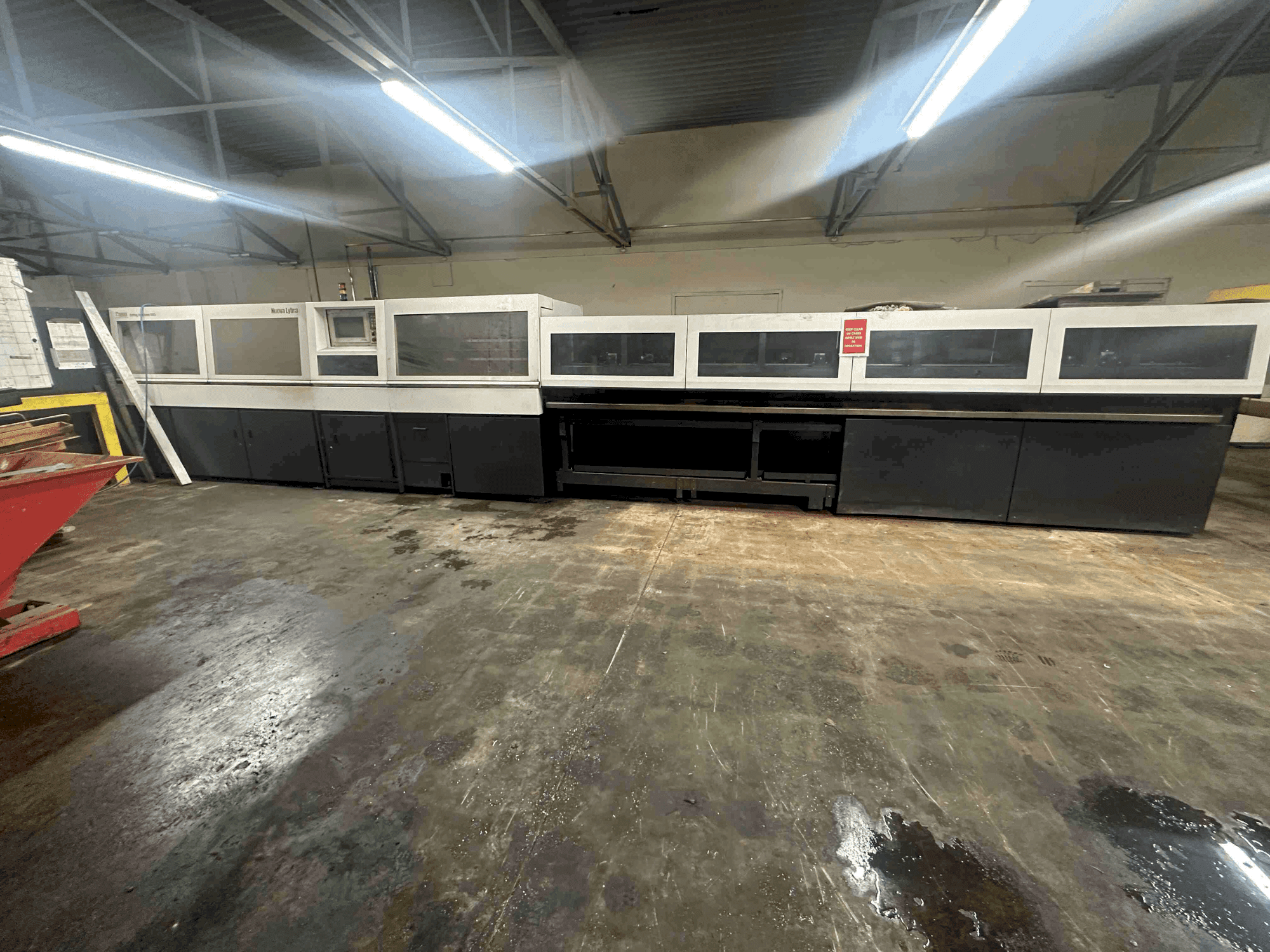 Front view of RALC Conni Nouva Lybra machine