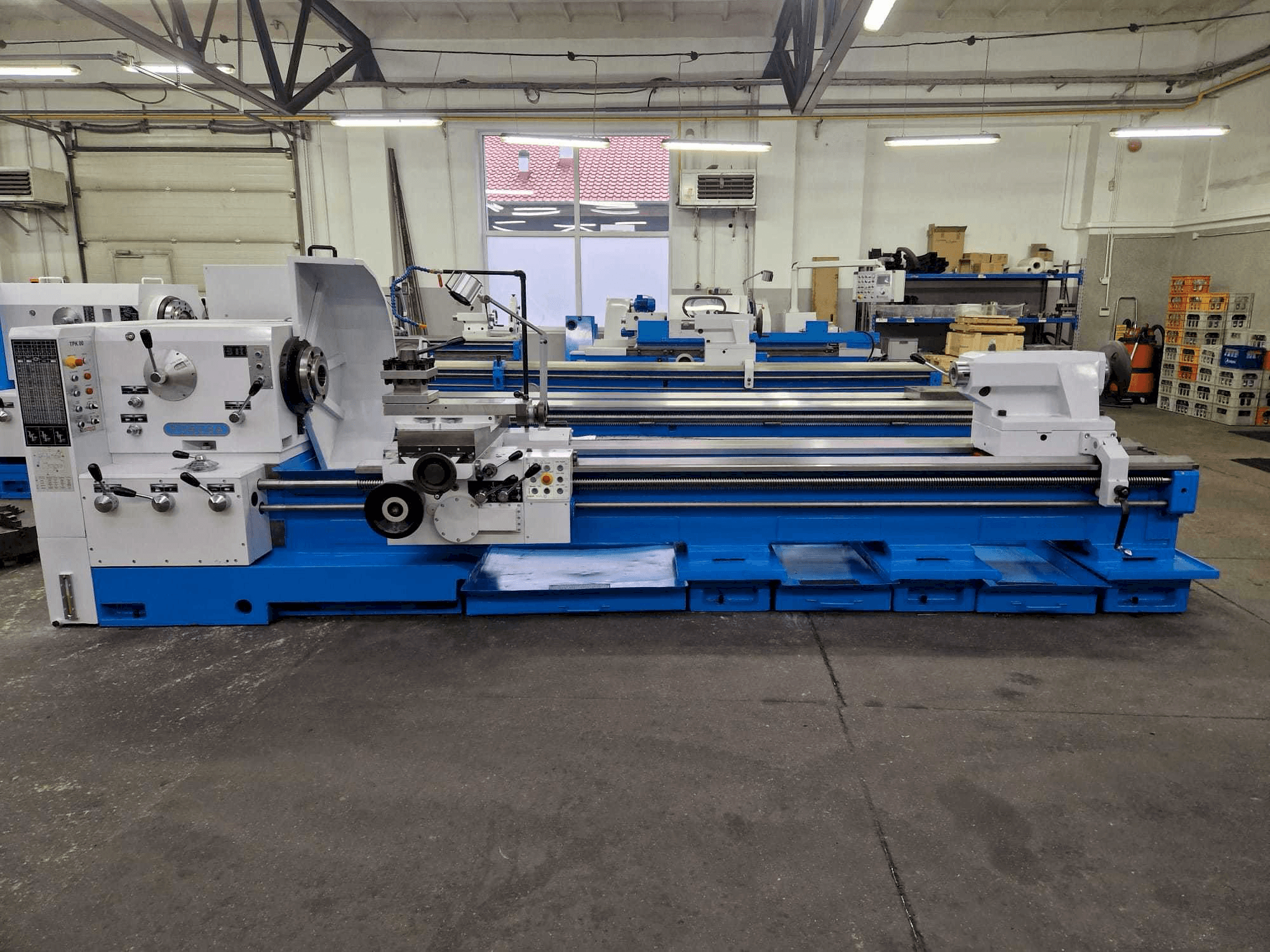 Front view of Poreba TPK 80 x 3000 machine