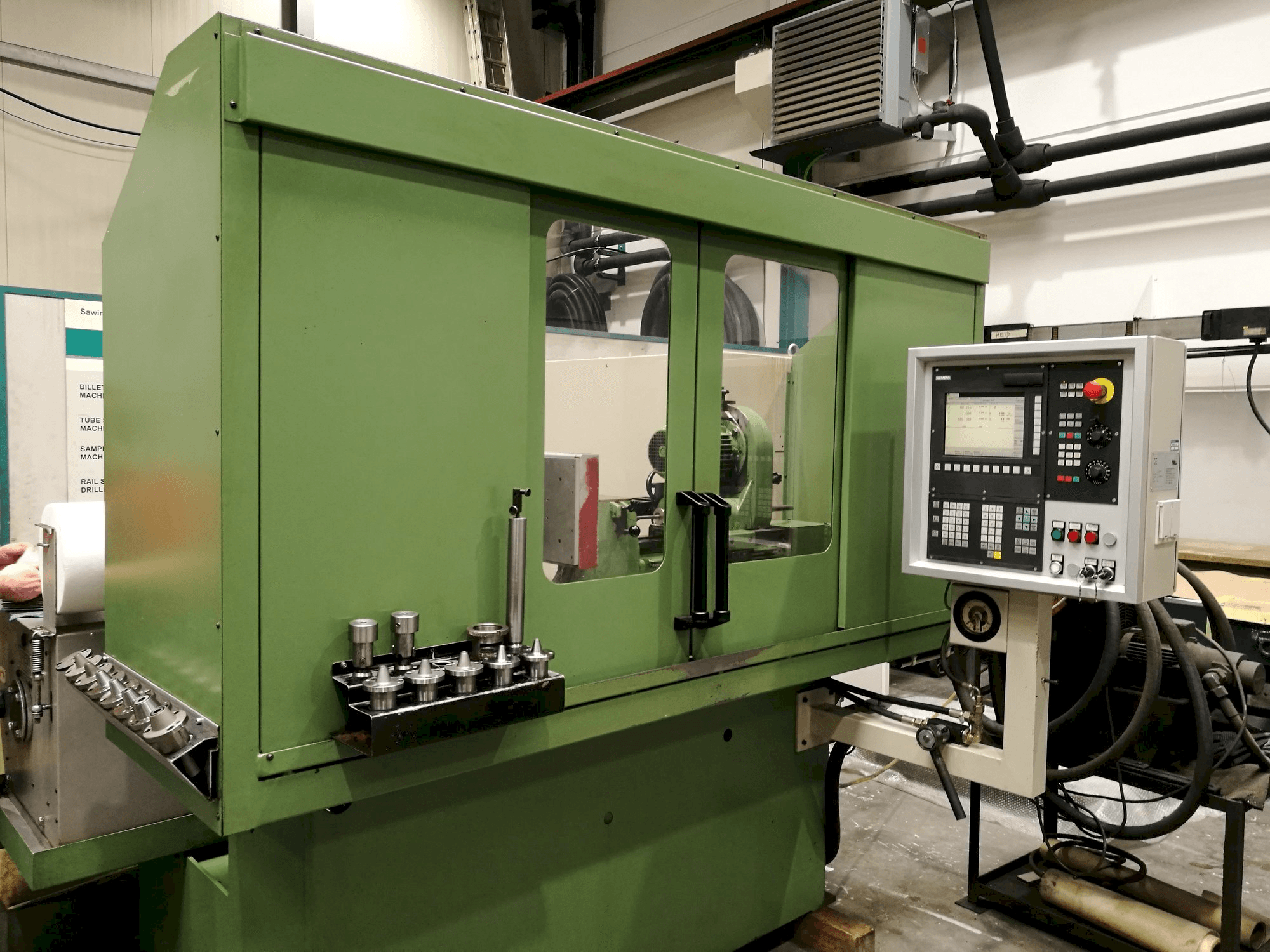 Front view of TTB M10 400 NC machine